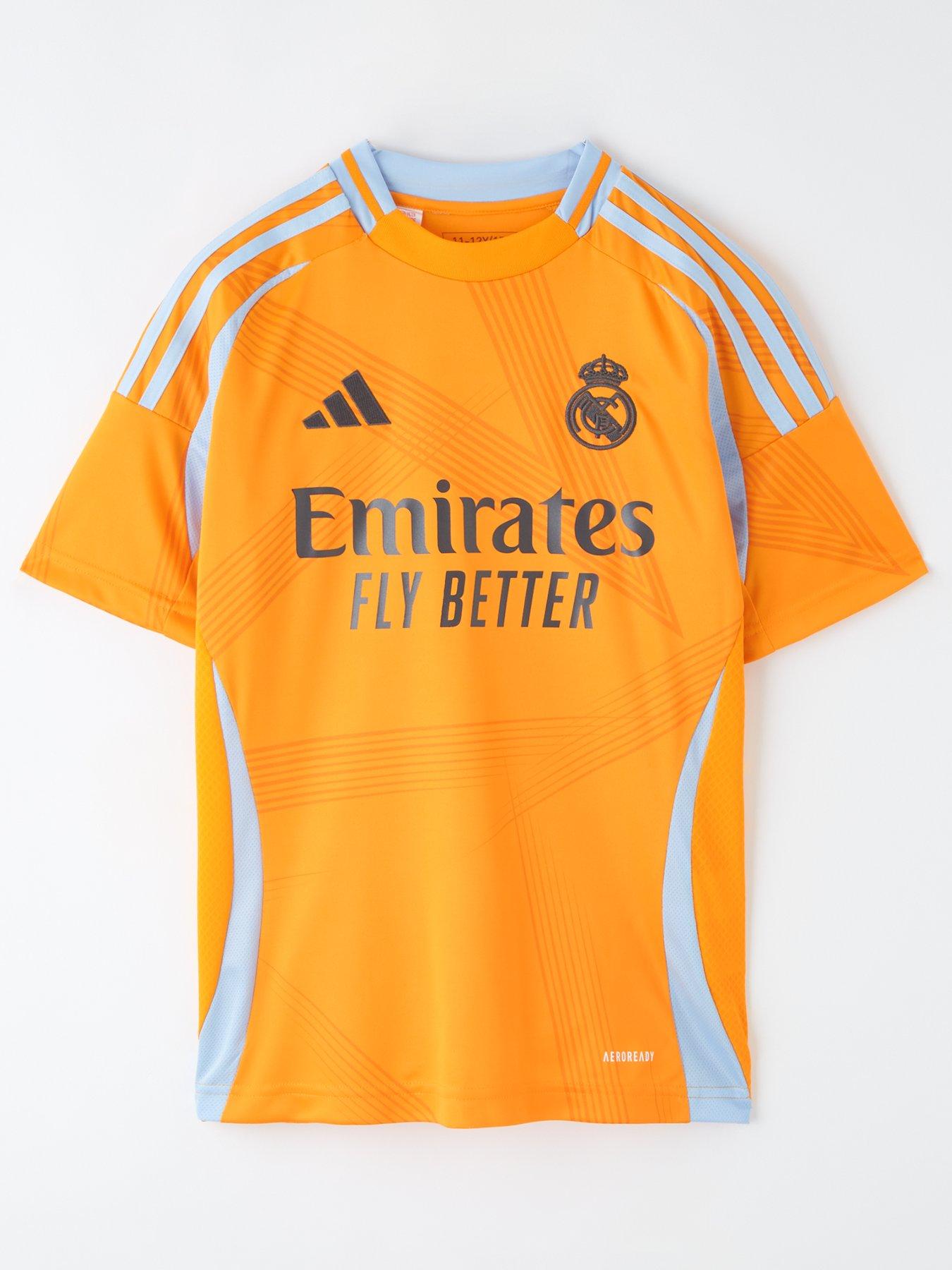 undefined Real Madrid Junior 24/25 Away Stadium Replica Shirt - Orange