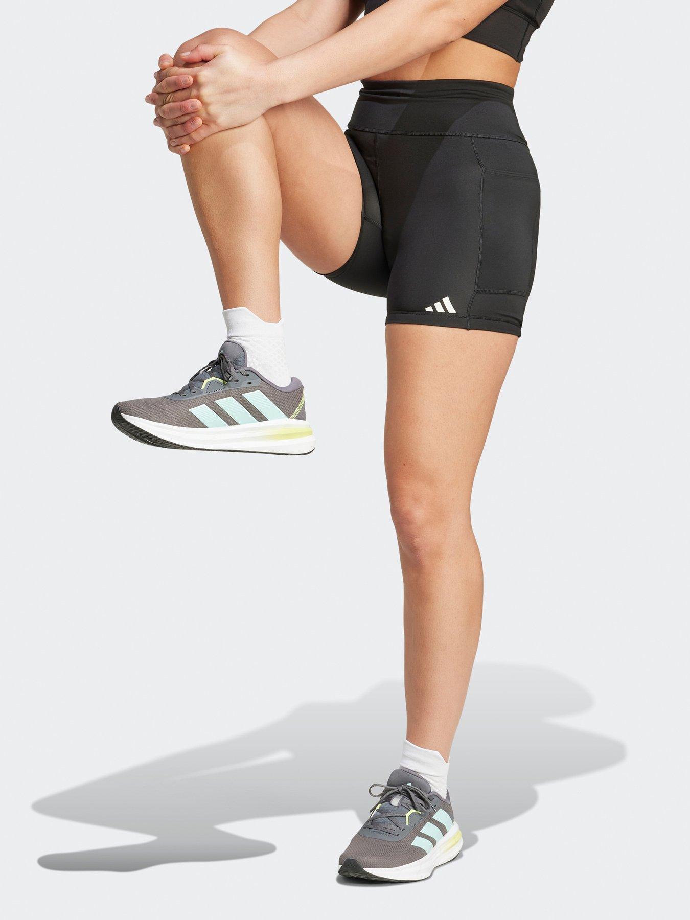 undefined Womens Running Own The Run Bike Shorts - Black