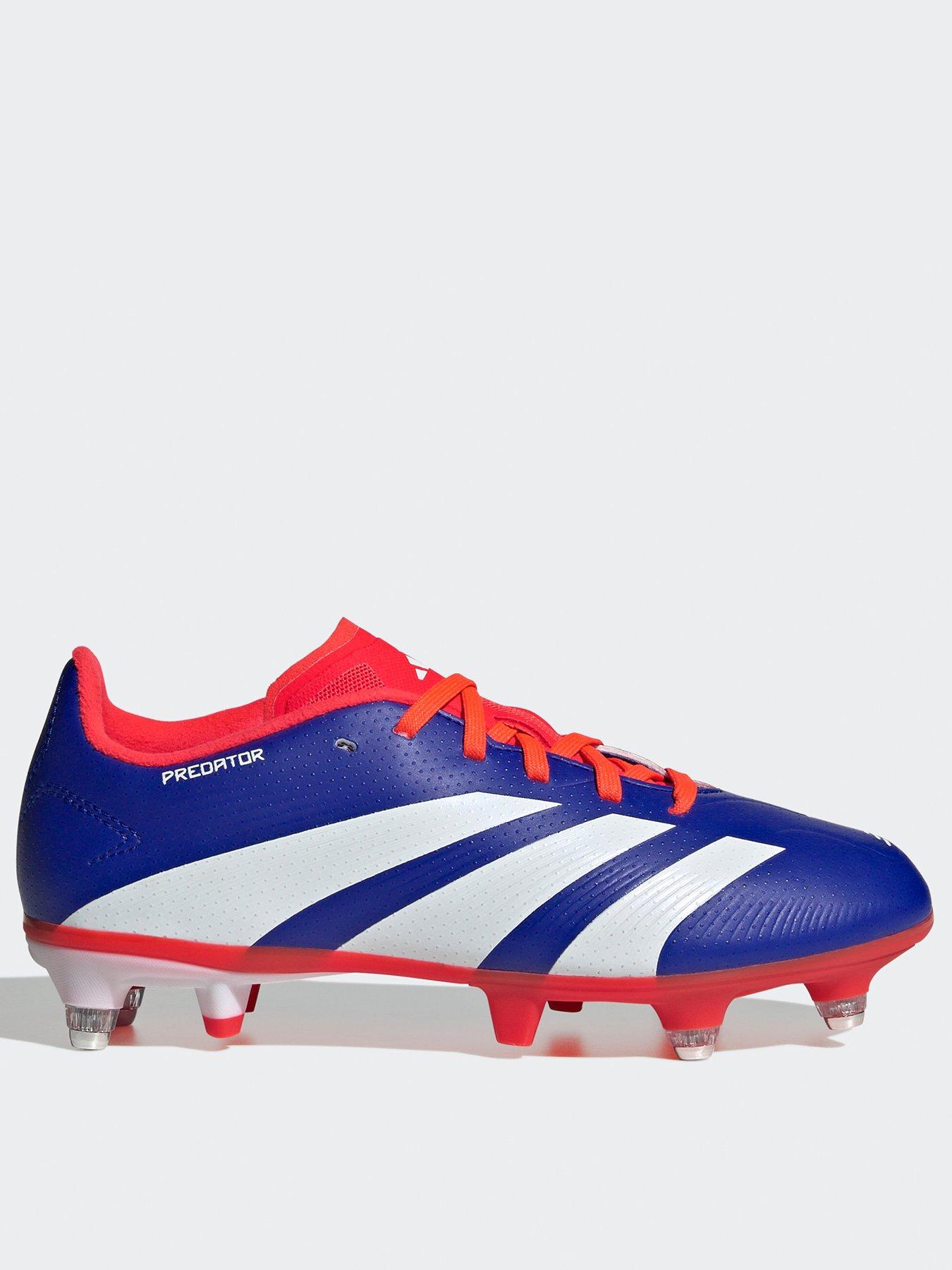 adidas Junior Predator League Soft Ground Football Boot Blue