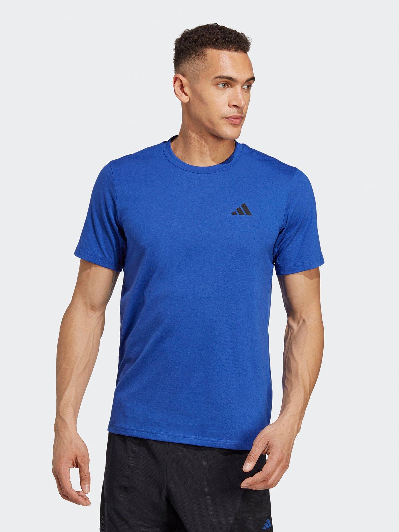 image of adidas-mens-train-essentials-t-shirt-blue