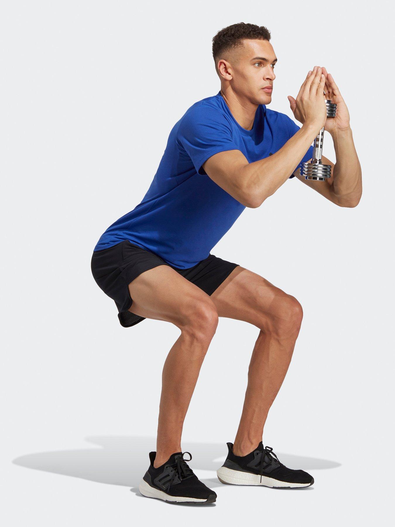  image of adidas-mens-train-essentials-t-shirt-blue