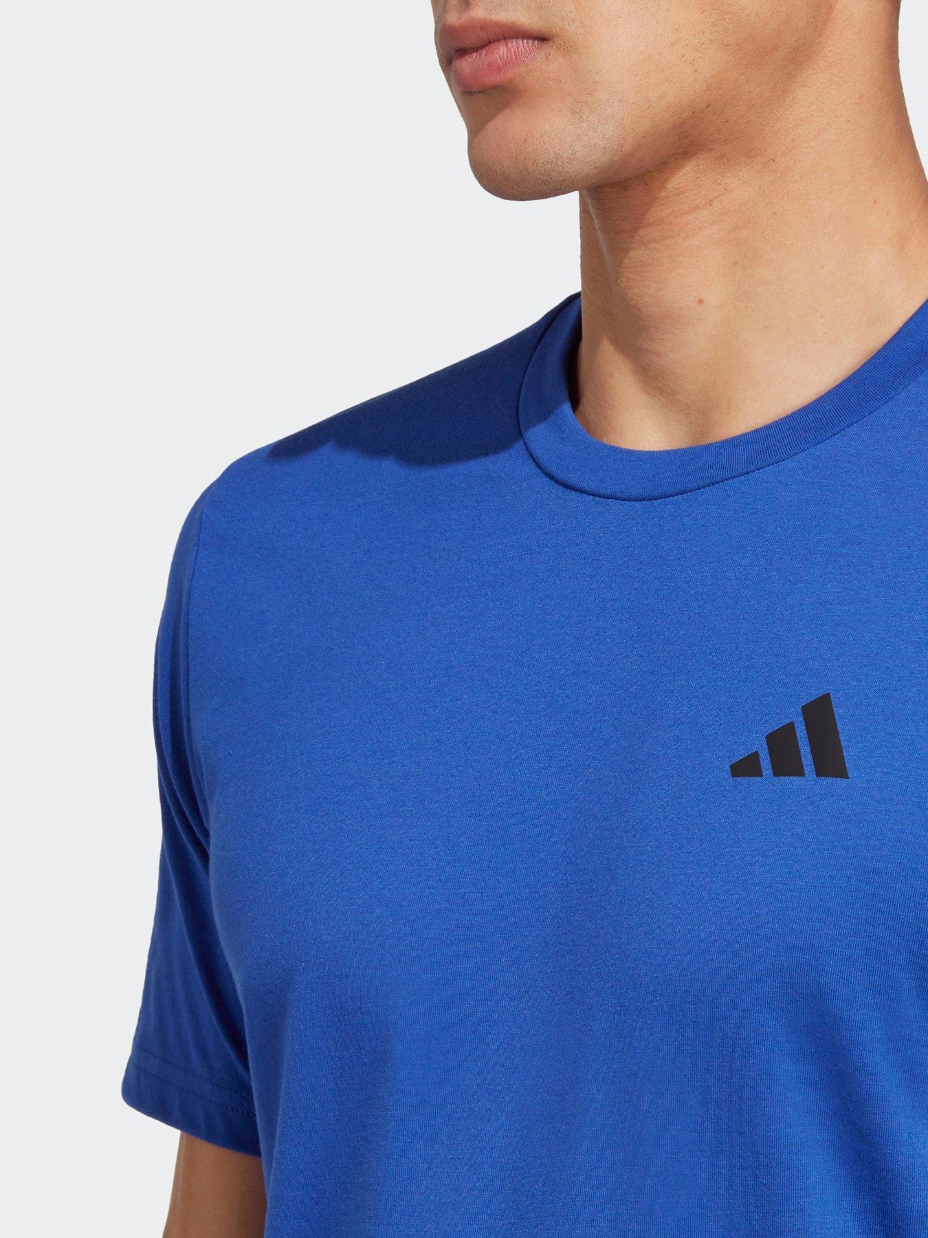  image of adidas-mens-train-essentials-t-shirt-blue