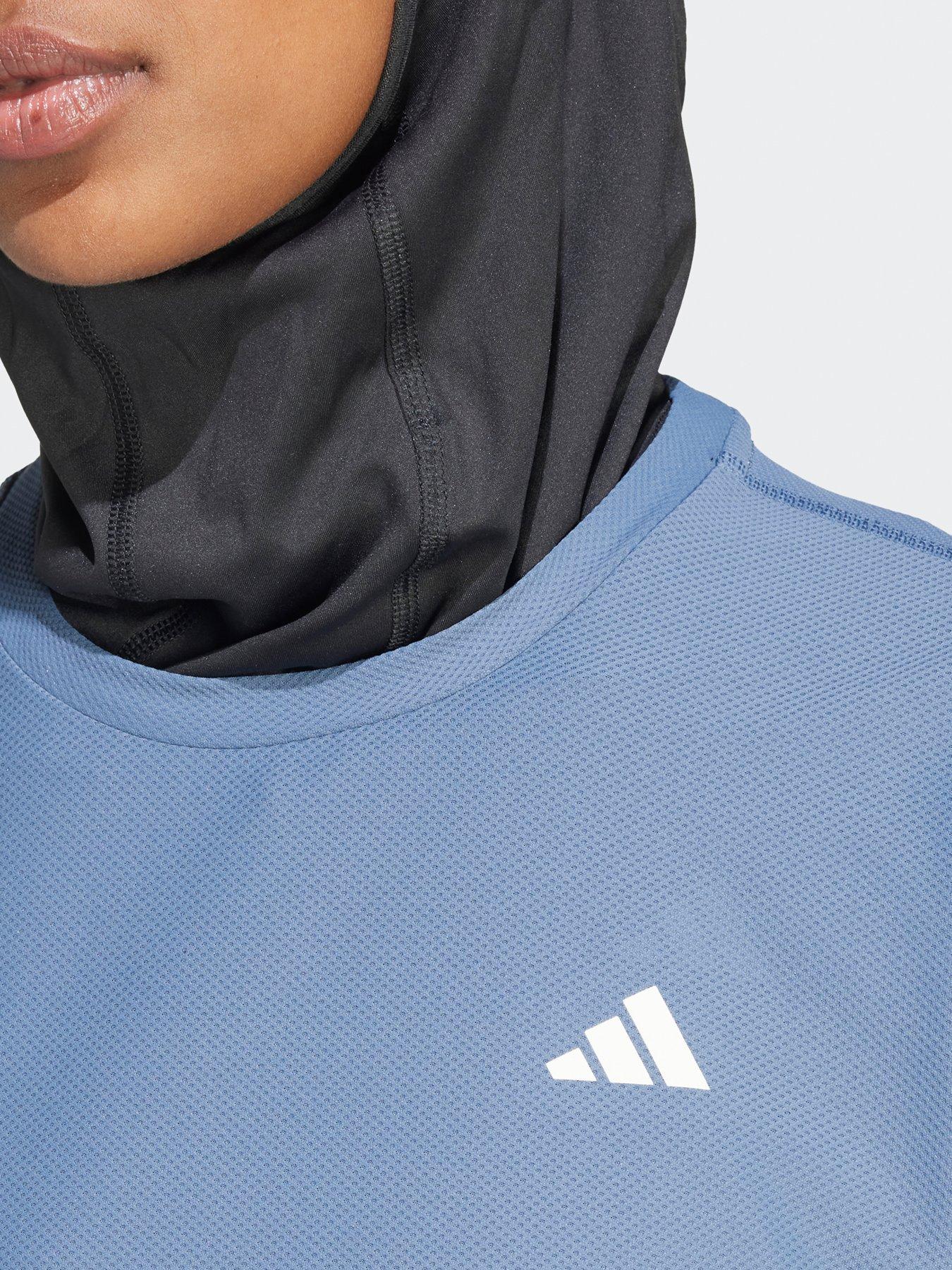  image of adidas-womens-running-own-the-run-t-shirt-navy
