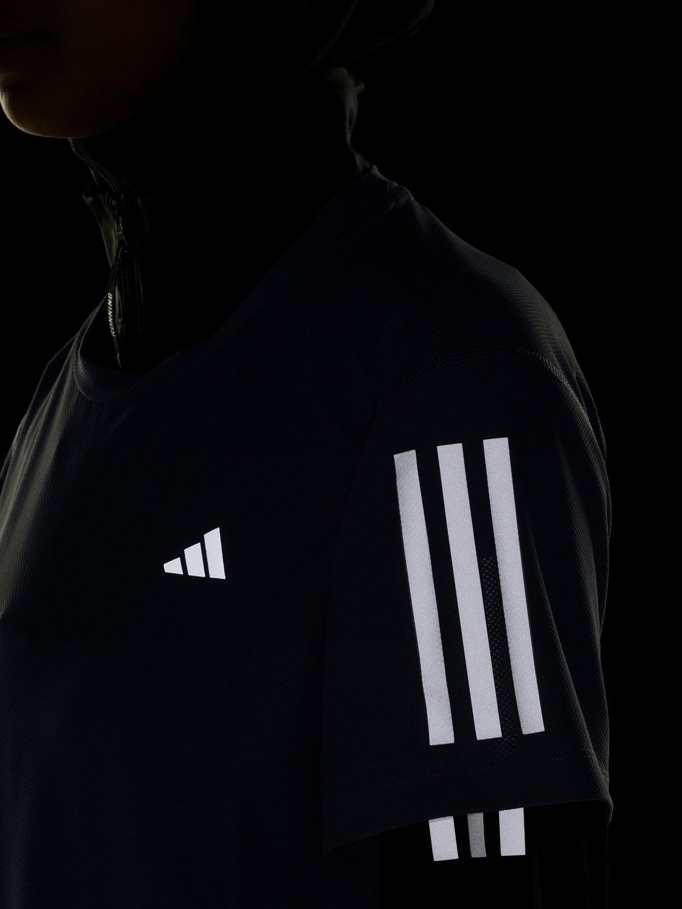  image of adidas-womens-running-own-the-run-t-shirt-navy