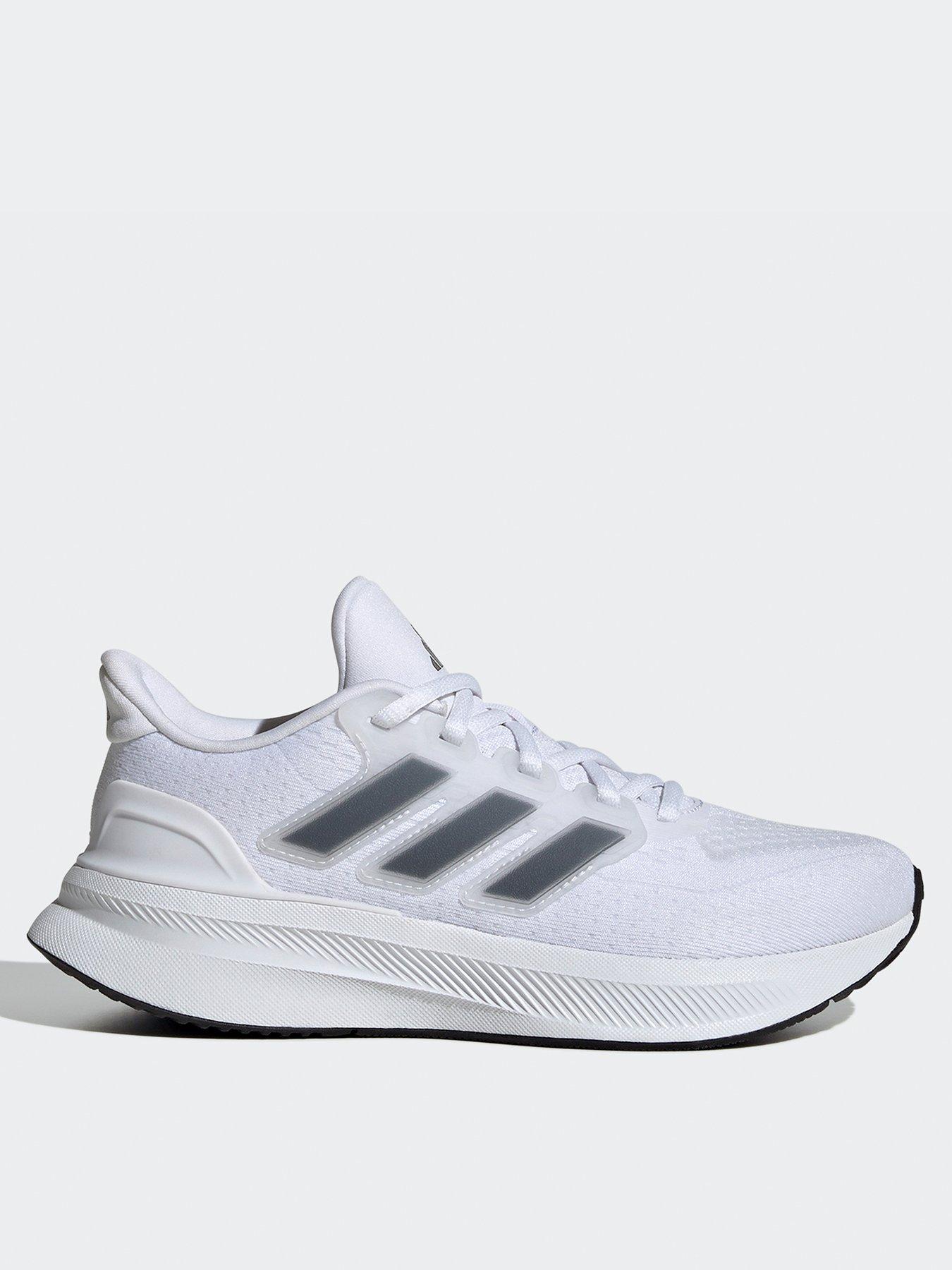  image of adidas-junior-unisex-running-ultrabounce-trainers-whiteblack
