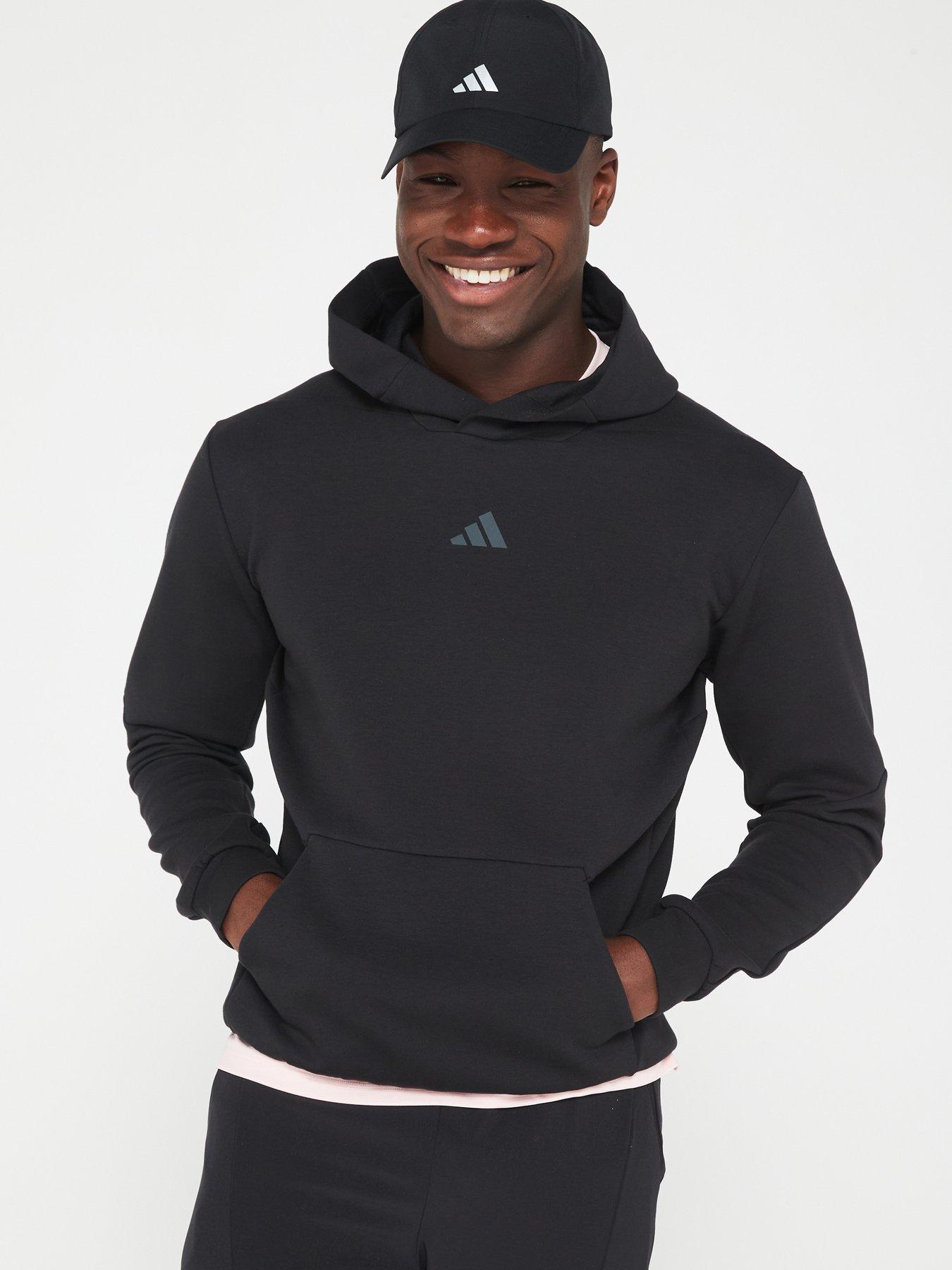 adidas Mens Training Designed 4 Training Pull Over Hoodie - Black