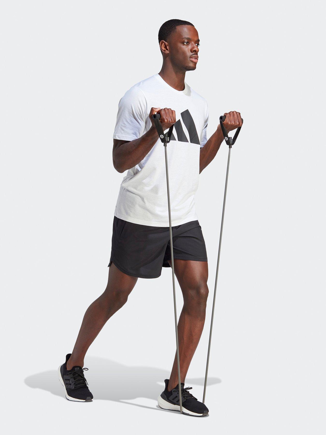  image of adidas-mens-train-essentials-logo-t-shirt-whiteblack