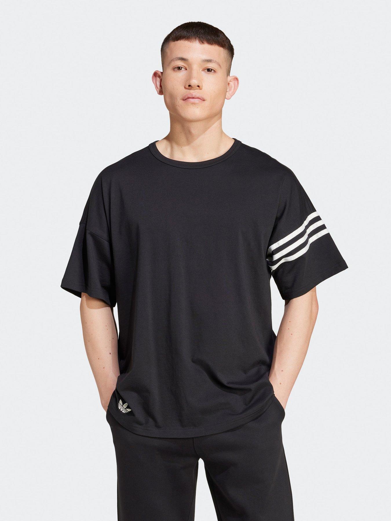  image of adidas-originals-mens-neu-classics-tee-black