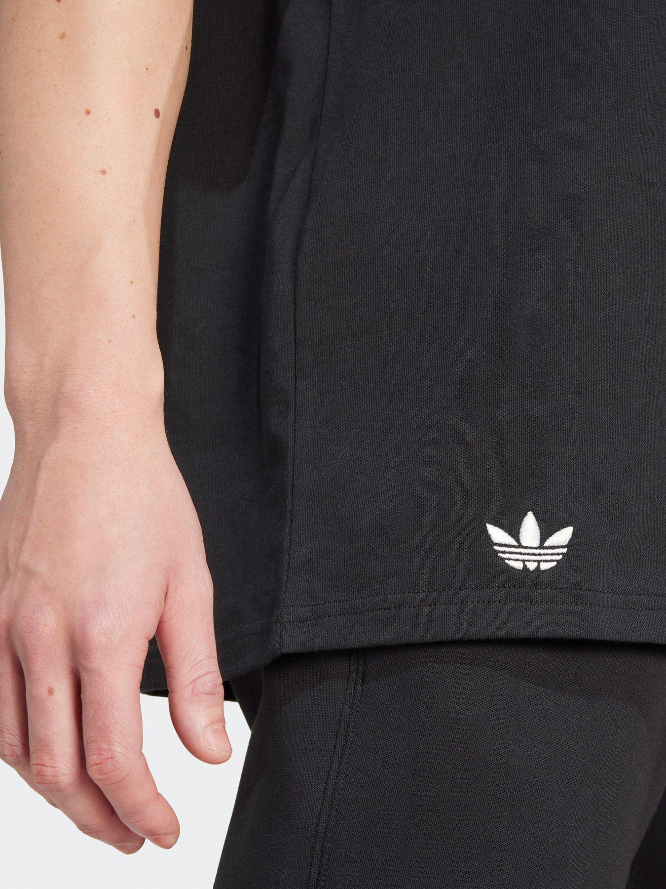  image of adidas-originals-mens-neu-classics-tee-black