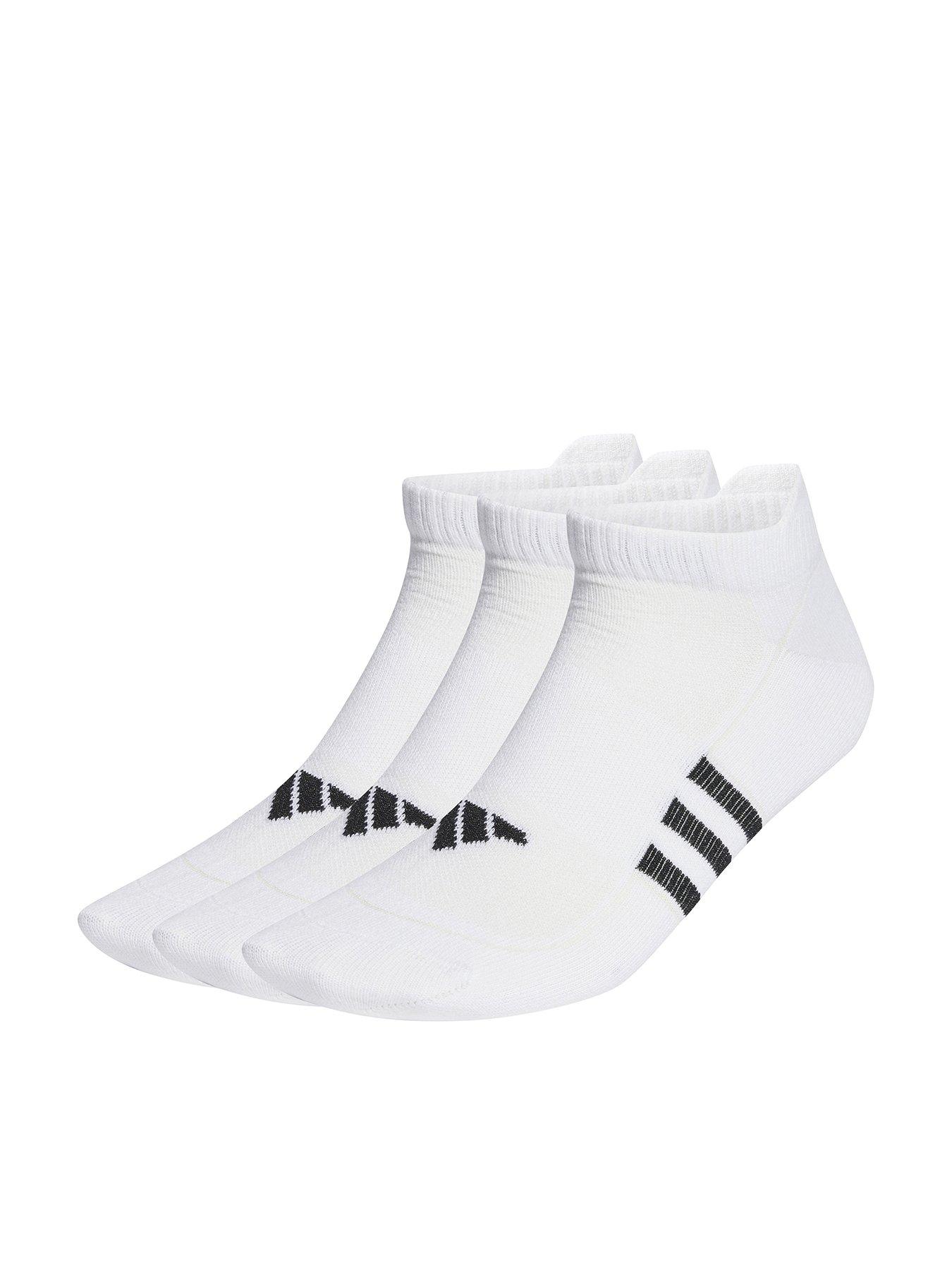undefined Unisex Adult Training Light Low 3pk Socks - White
