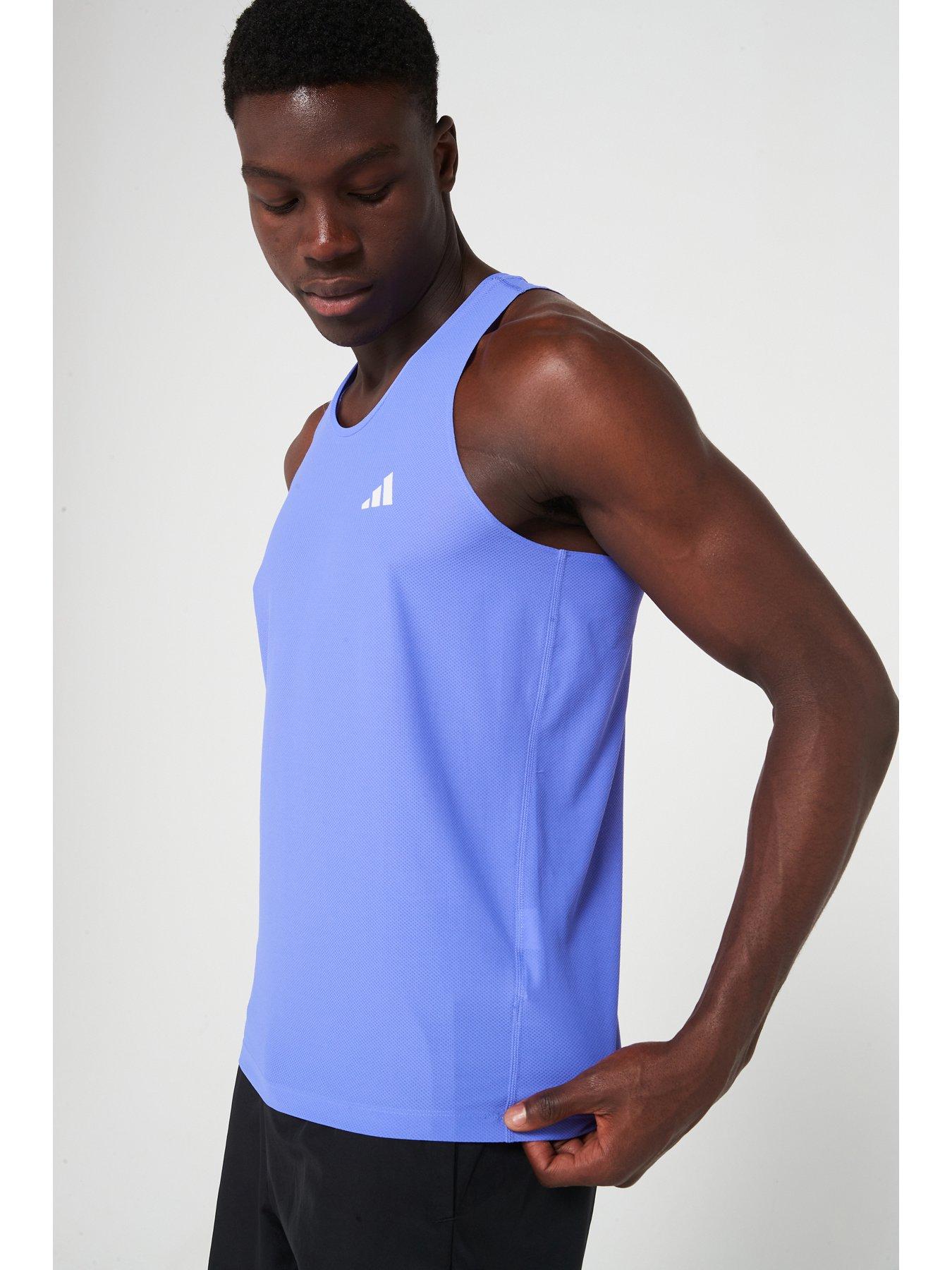 Adidas mens running vest hotsell