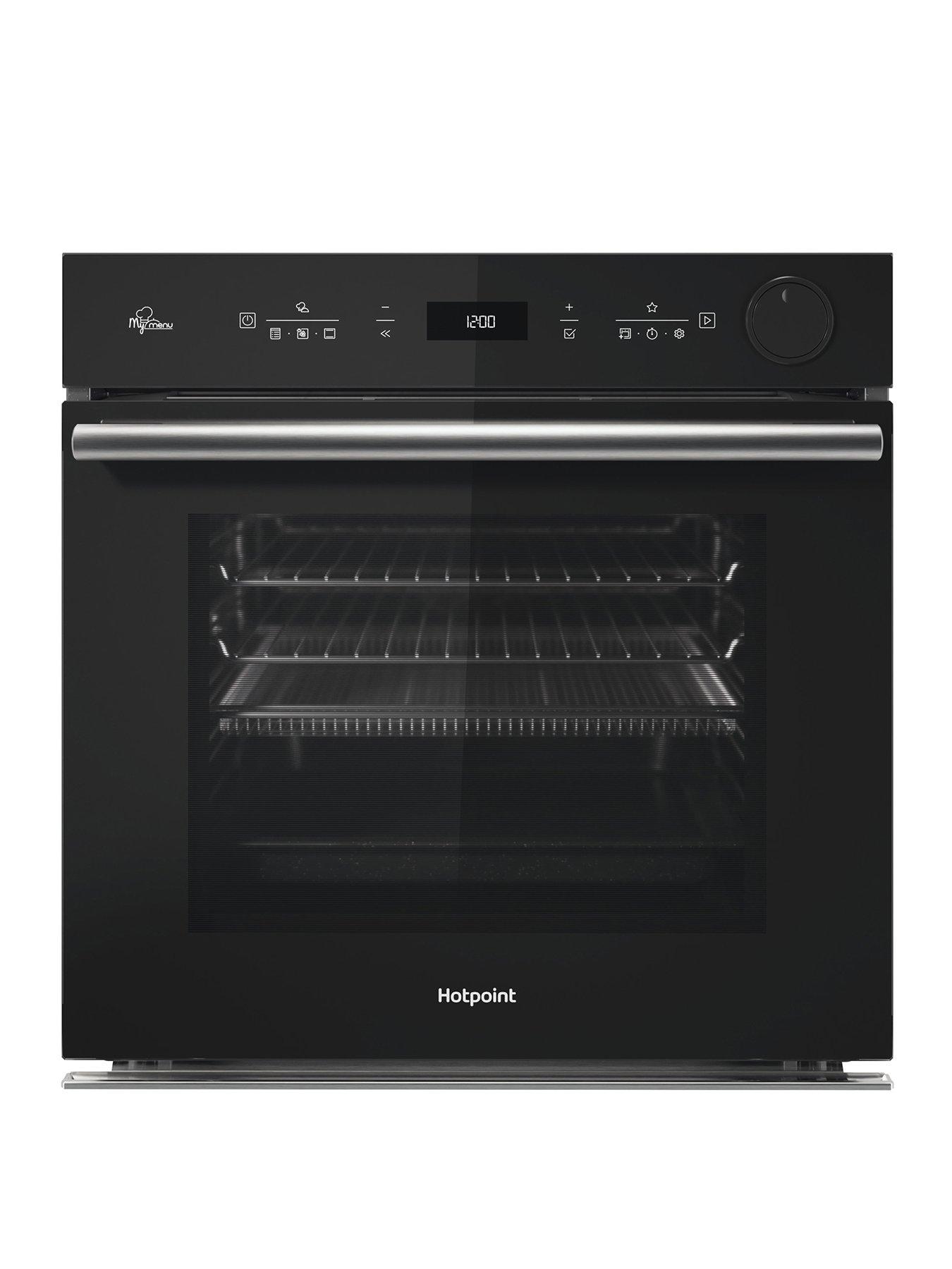 front image of hotpoint-class-4-si4s854cbl-air-fry-built-in-electric-oven-with-active-steam
