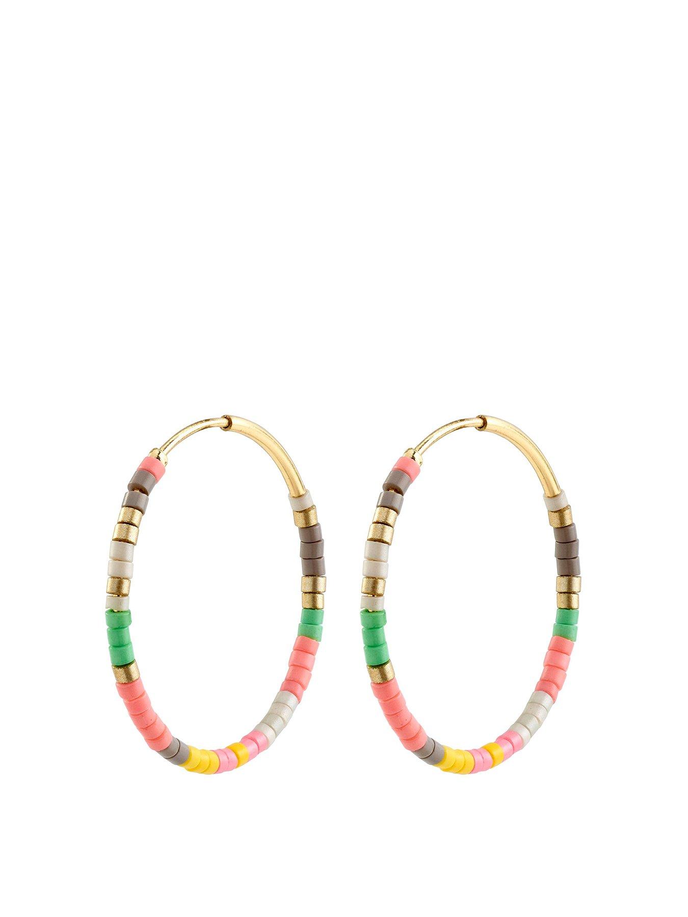 Pilgrim ALISON hoop earrings rose/gold-plated