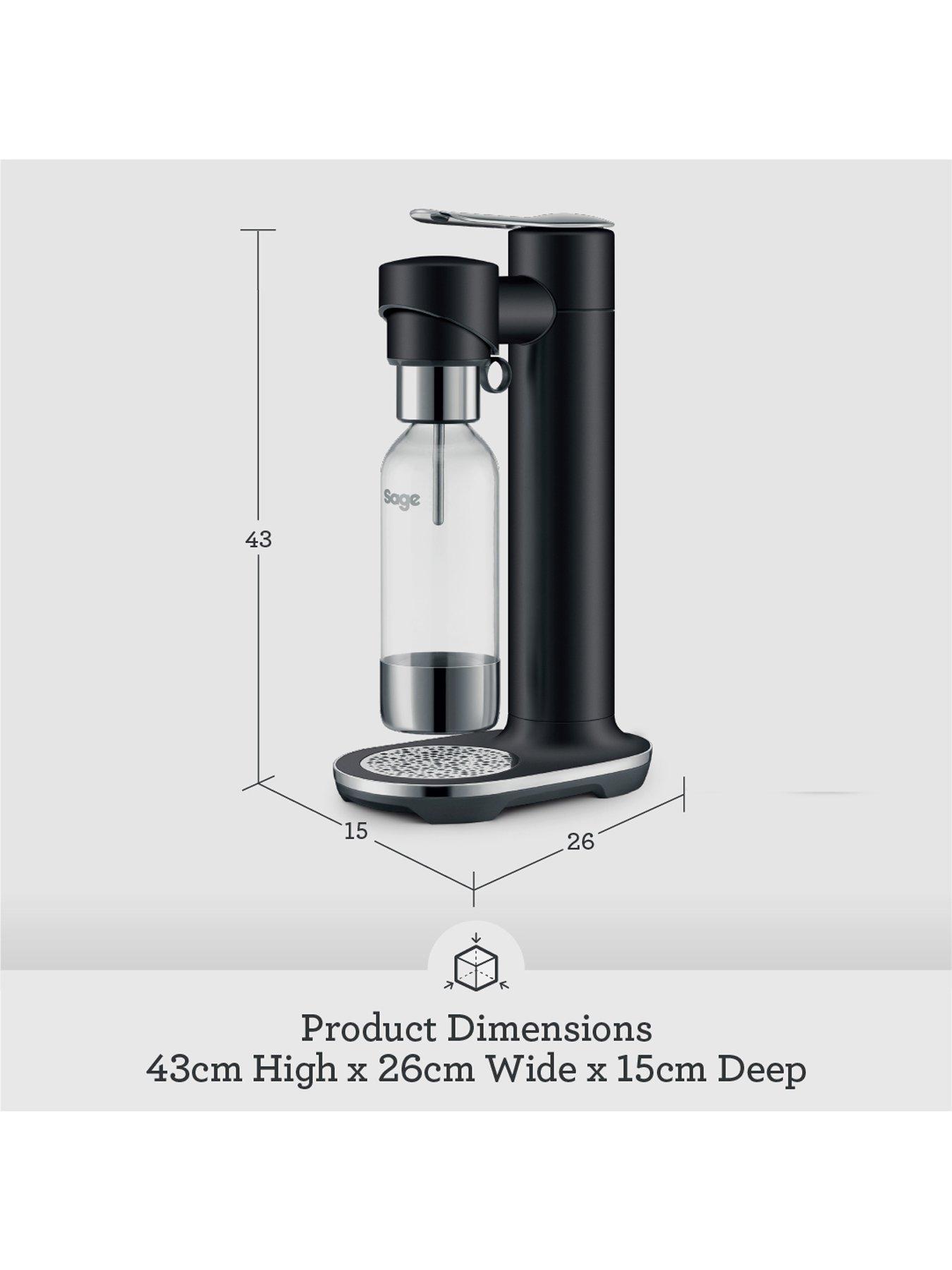 Image 5 of 8 of Sage the InFizz Fusion Sparkling Carbonator Black Truffle