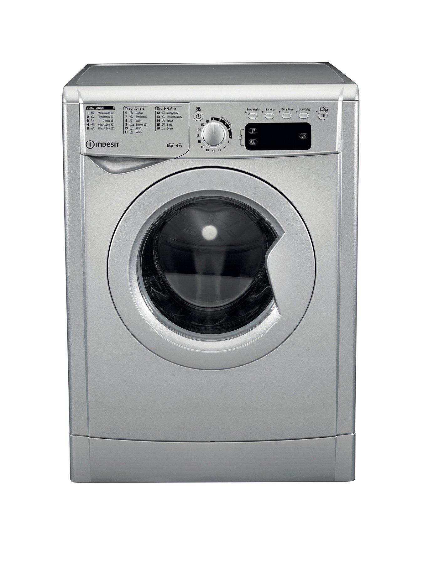  image of indesit-ewde861483s-8kg-washer-dryer-silver