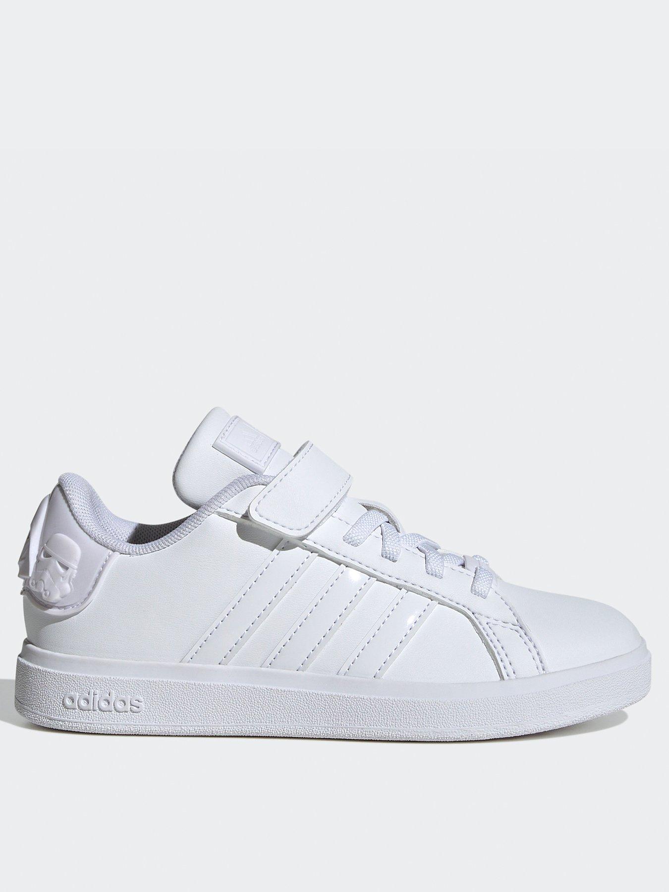 adidas Sportswear Kid's Star Wars Grand Court 2.0 Elasticated Trainers - White