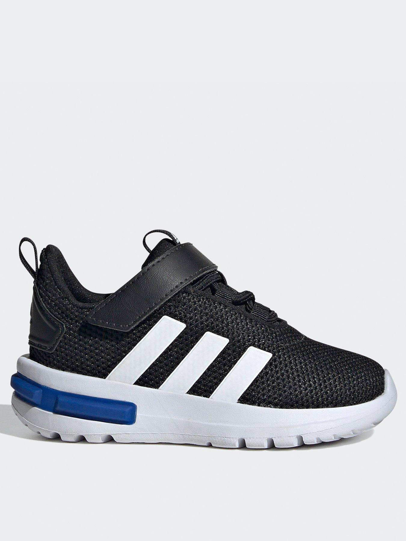 undefined Infant Racer Tr23 Elasticated Trainers - Black/white