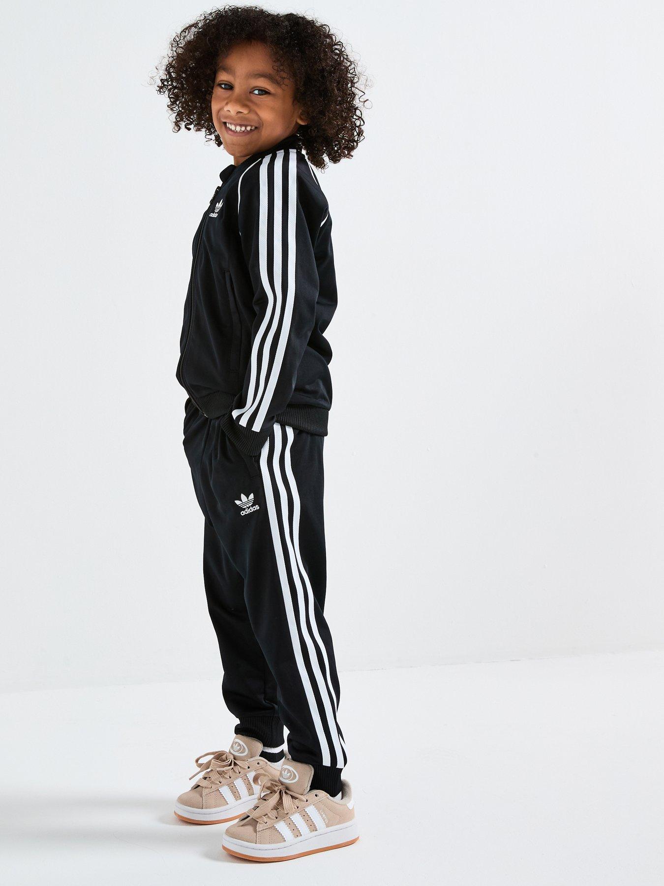 undefined Unisex Kids Superstar Tracksuit - Black
