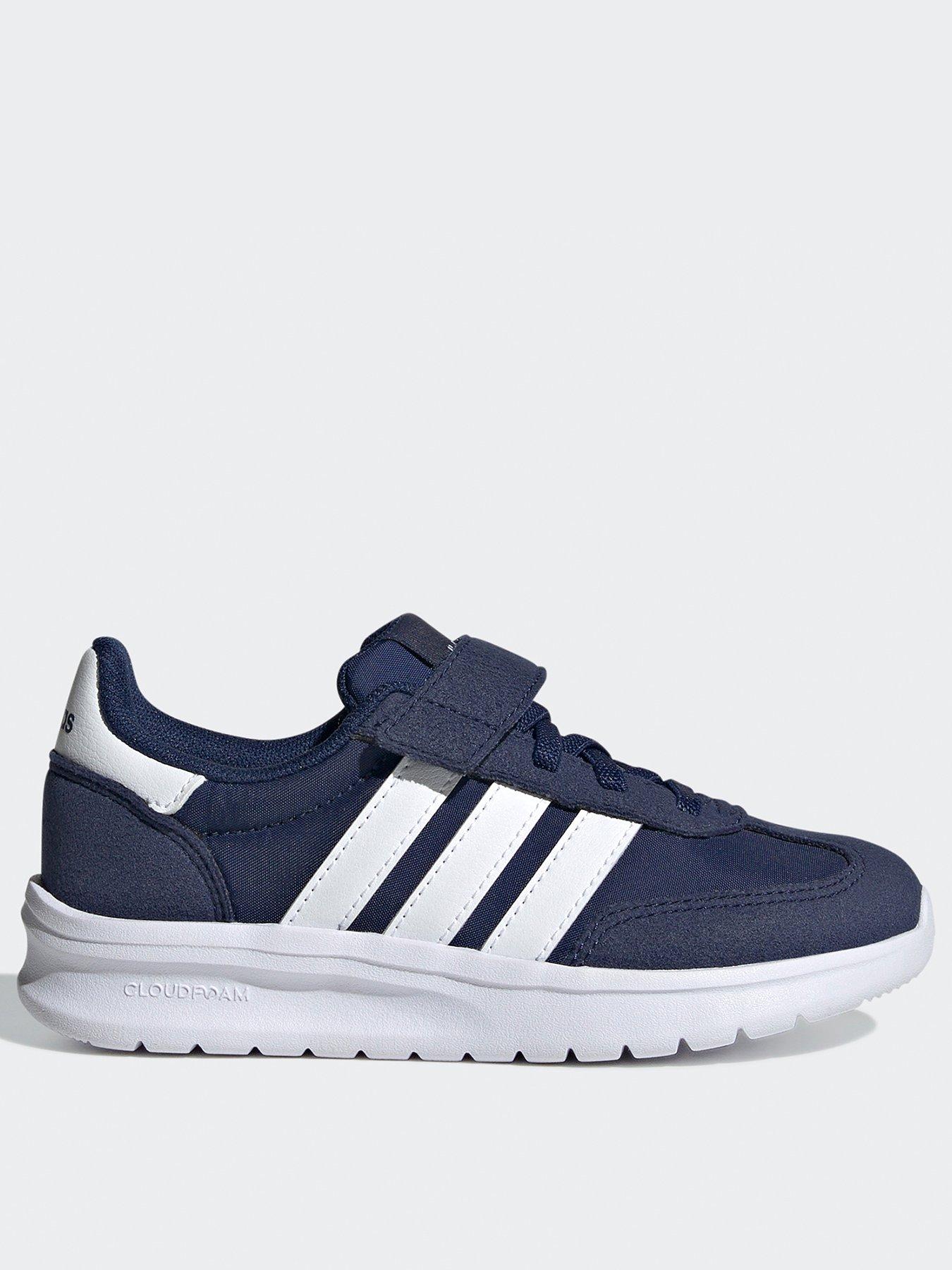 undefined Kids Run 70S 20 Trainers - Black/White