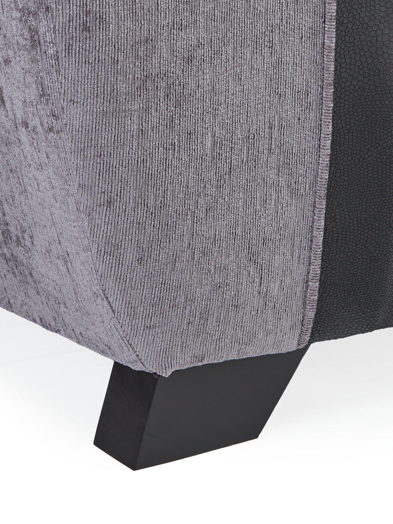 Image 4 of 6 of The Very Collection Narva Fabric/Faux Leather Left Hand Corner Group Sofa&nbsp;- Made to Order&nbsp;in the UK