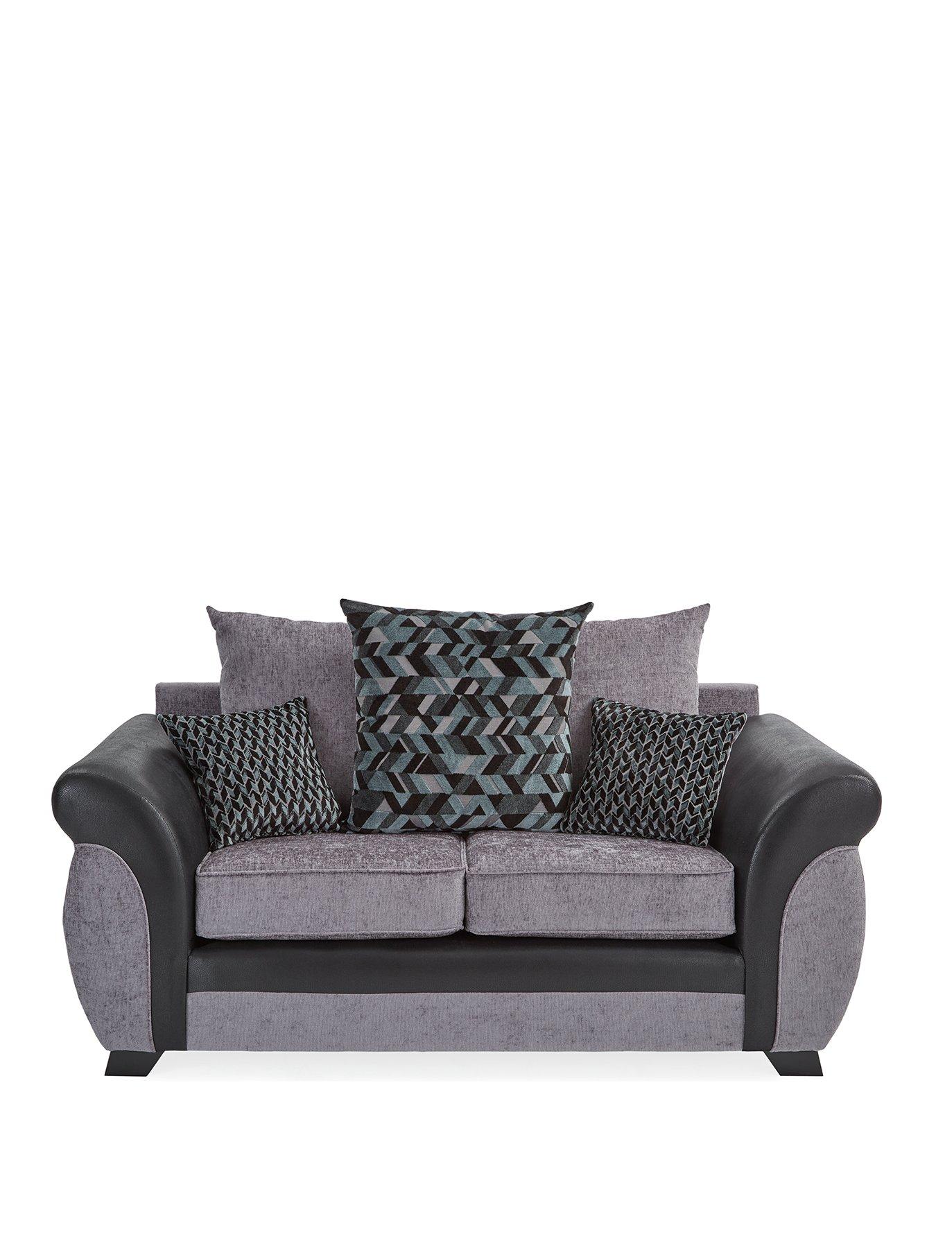 Image 2 of 7 of The Very Collection Narva Fabric/Faux Leather 2 Seater Sofa&nbsp;- Made to Order in the UK