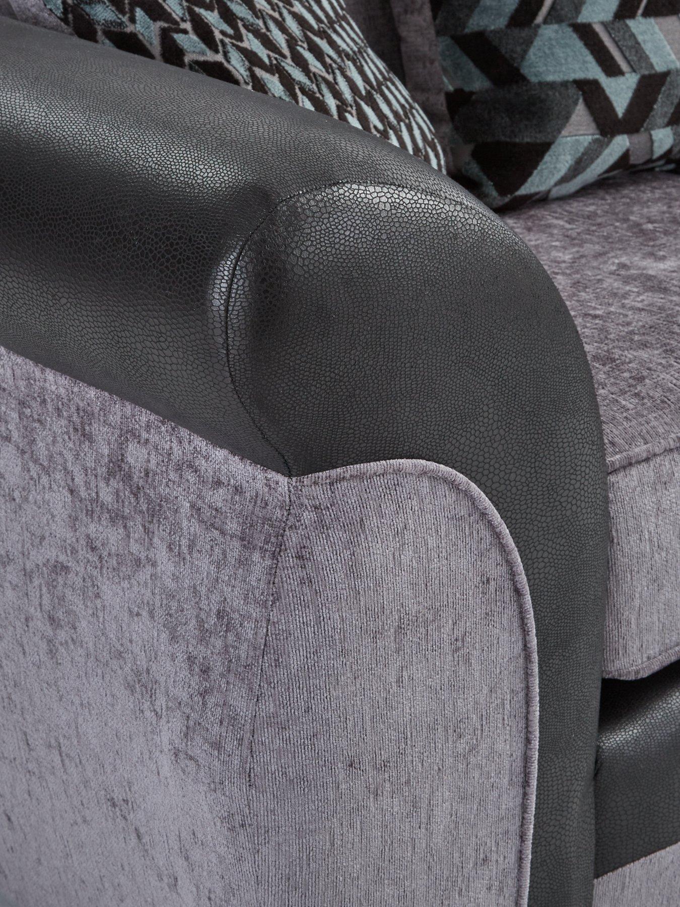 Image 5 of 7 of The Very Collection Narva Fabric/Faux Leather 2 Seater Sofa&nbsp;- Made to Order in the UK
