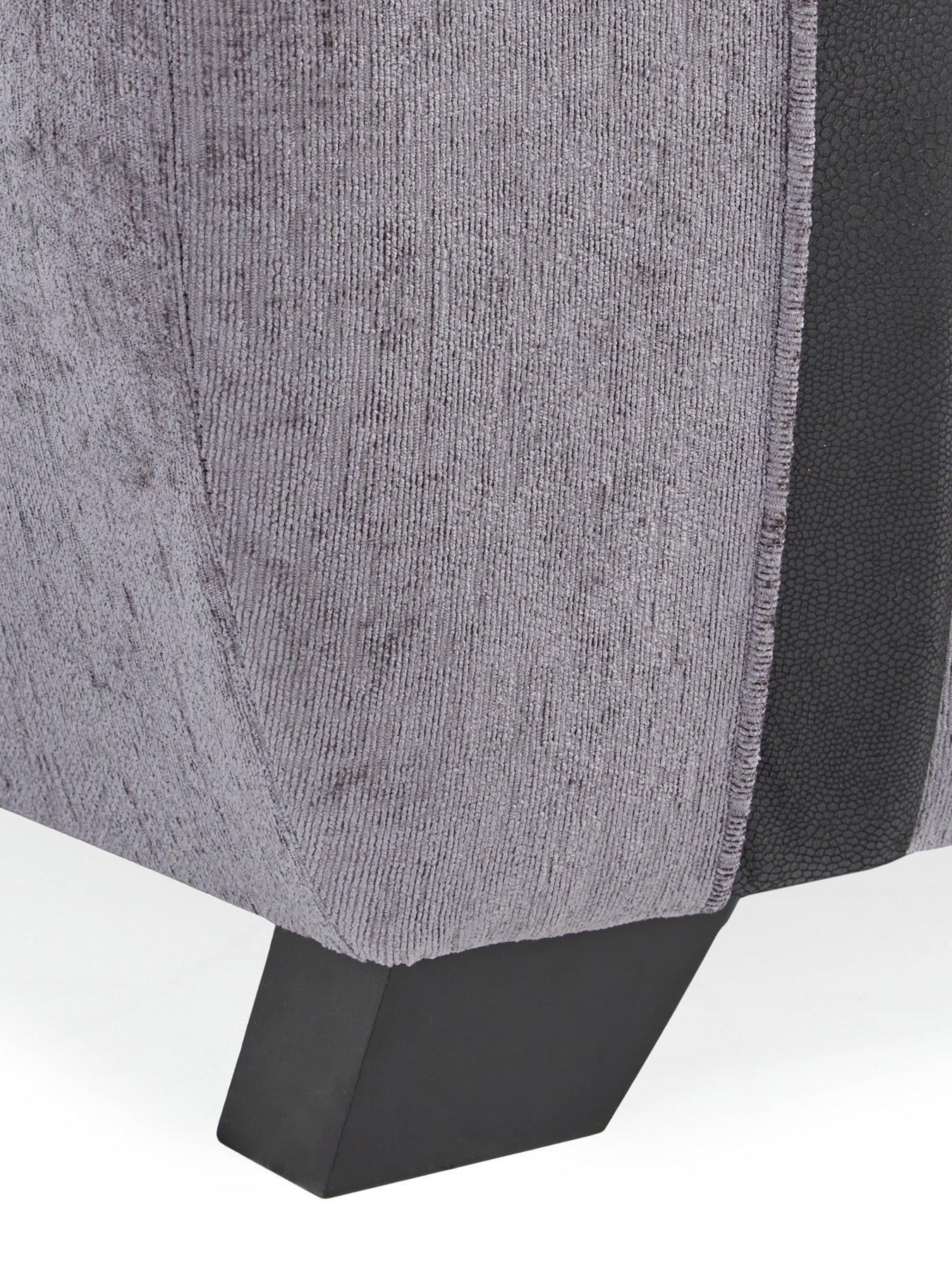 Image 4 of 7 of Very Home Narva Fabric/Faux Leather Armchair