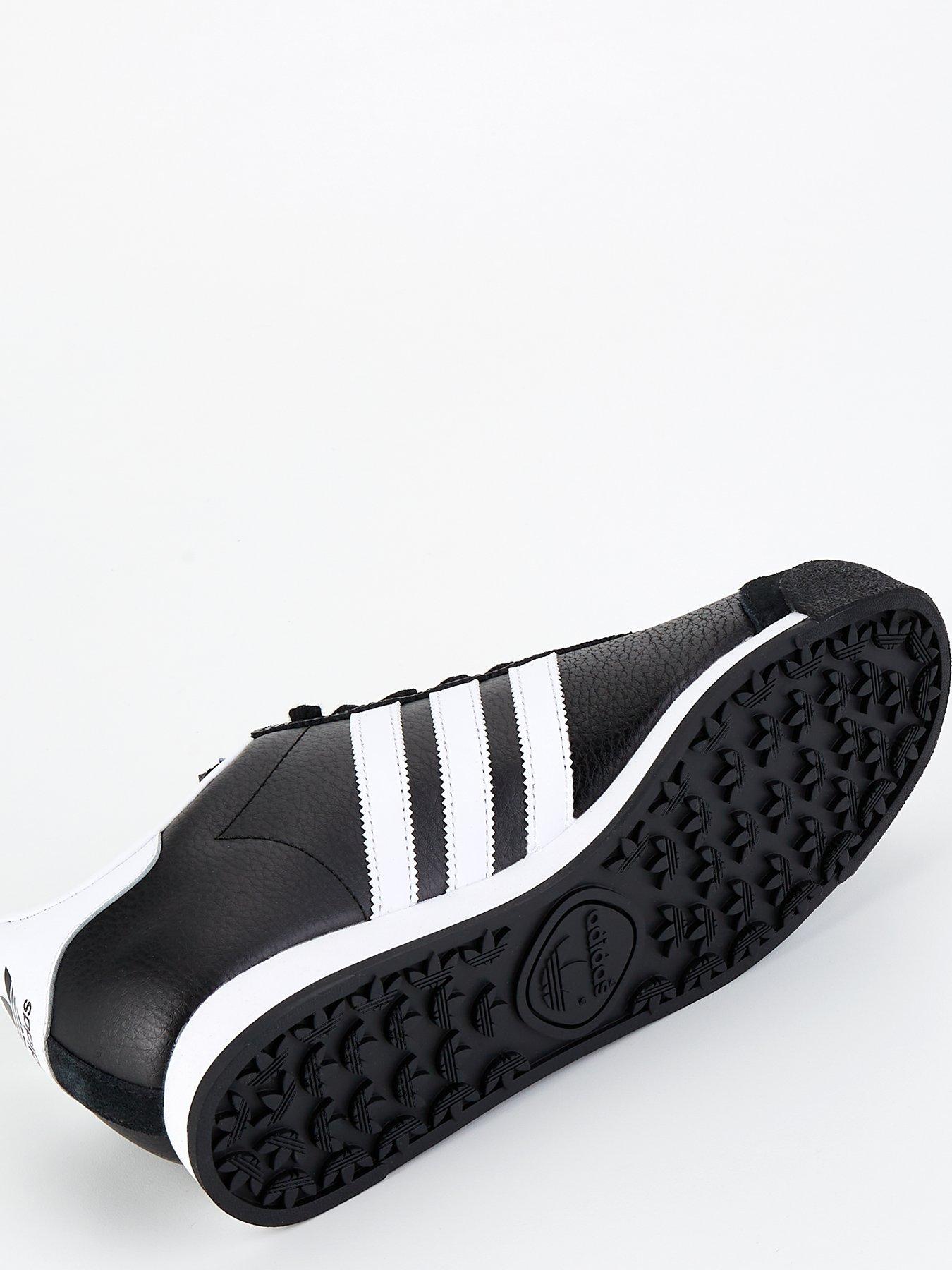  image of adidas-originals-mens-samoa-trainer-blackwhite