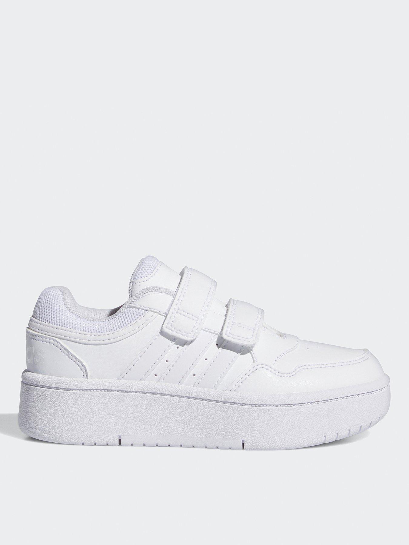 adidas Sportswear Kid's Hoops 3.0 Bold Velcro Trainers  - White