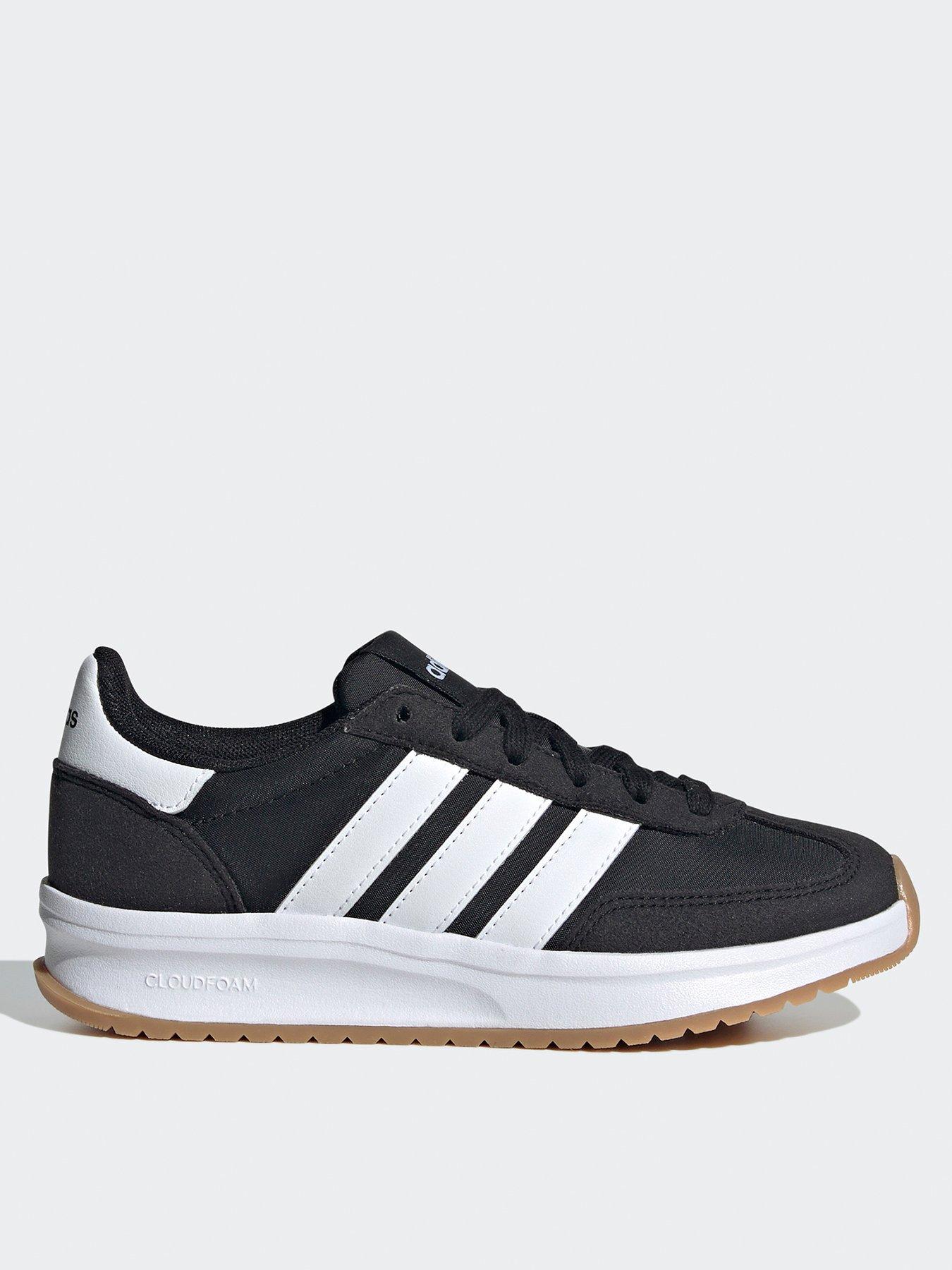 adidas Sportswear Junior Run 70s 2.0 Trainers Black white littlewoods