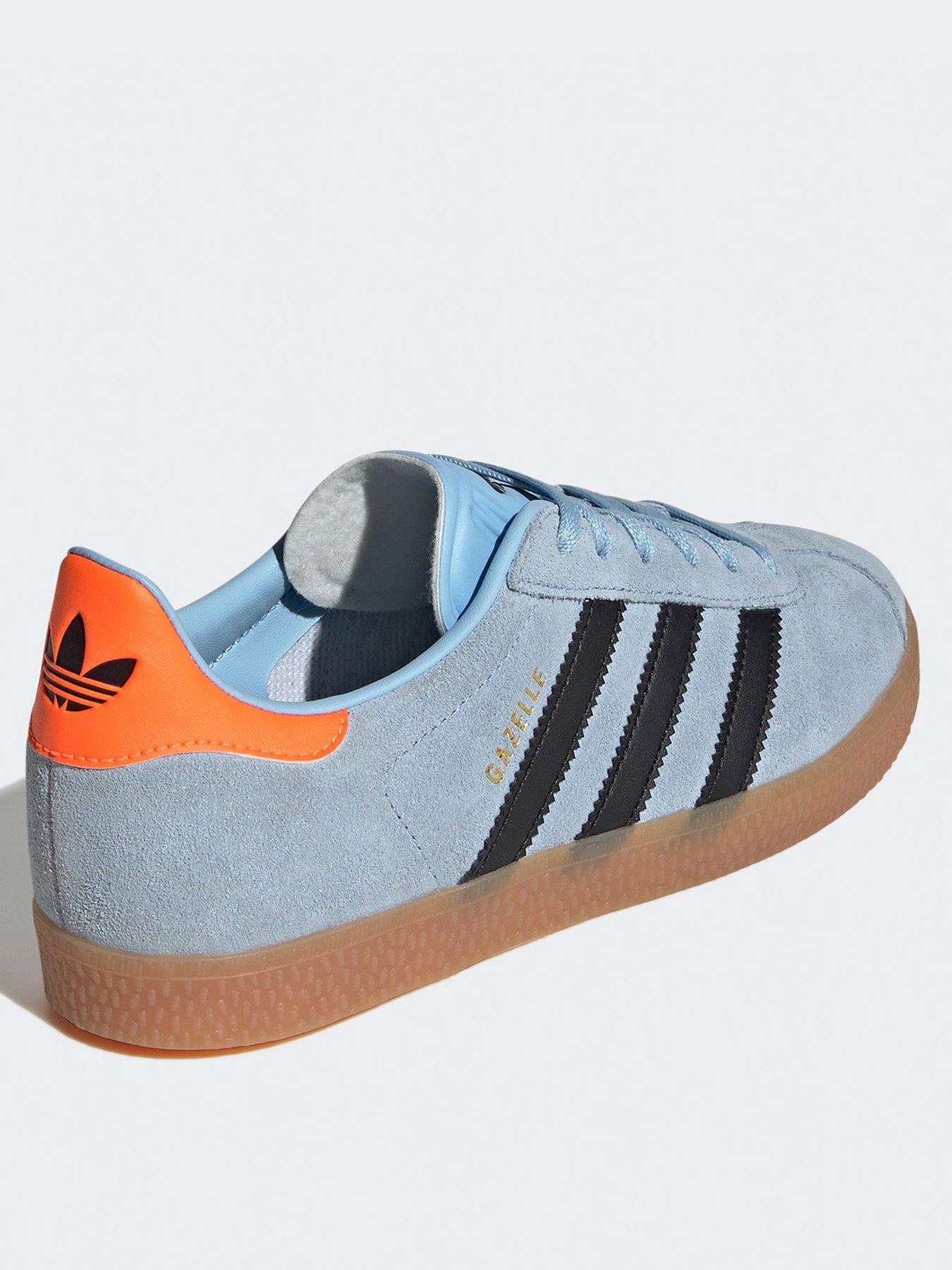 Light blue adidas gazelle trainers shop