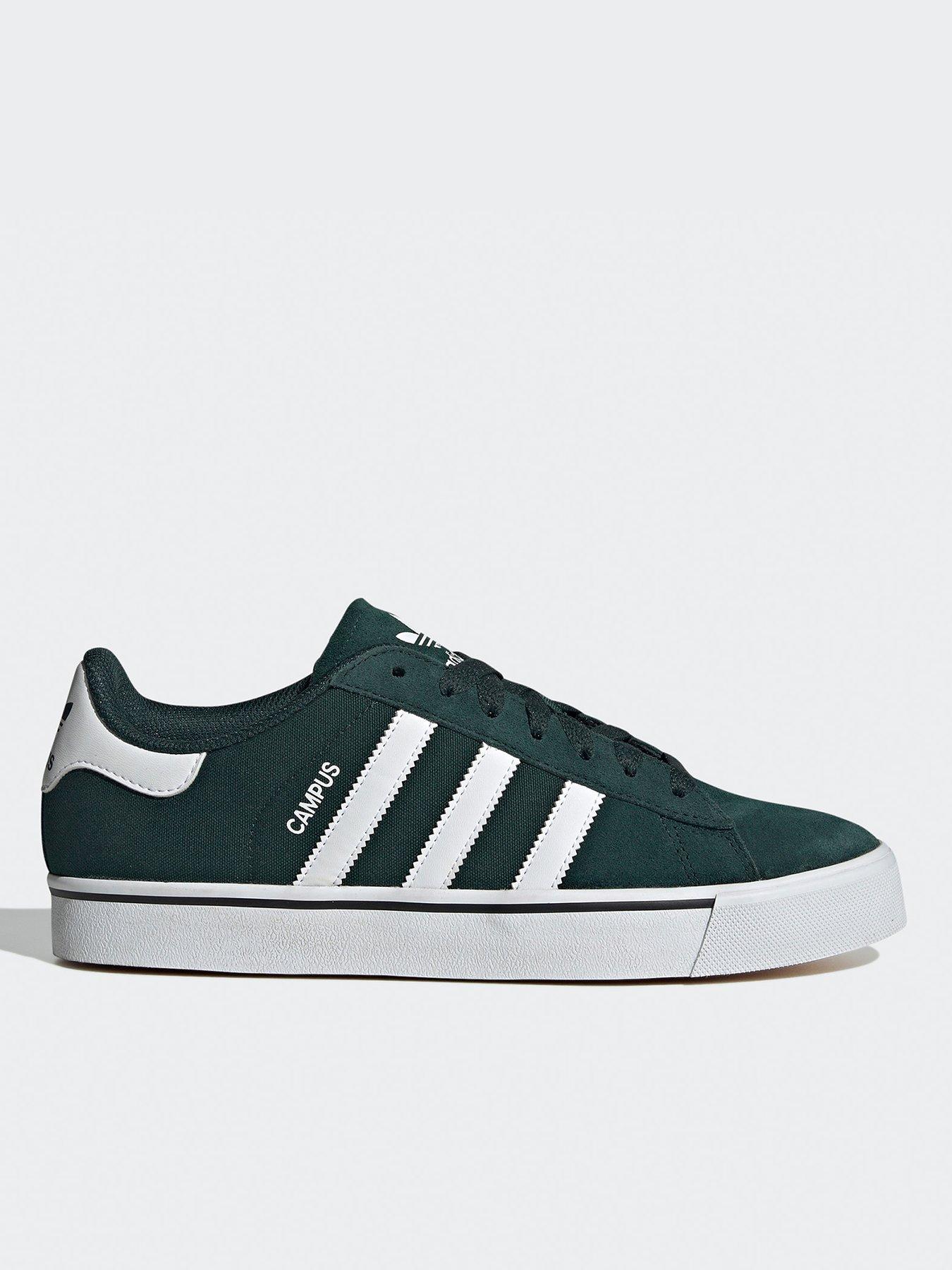 Image 1 of 6 of adidas Originals Mens Campus Vulc Trainers - Green