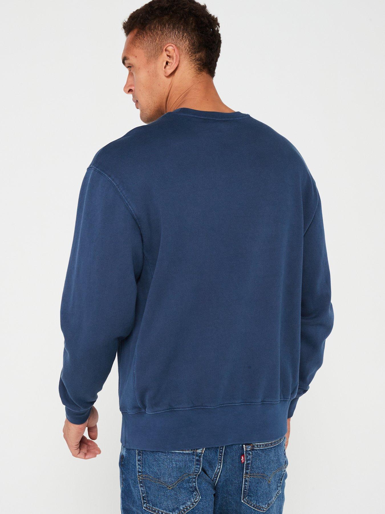 Image 2 of 4 of Levi's Logo Crew Neck Sweatshirt - Dark Blue