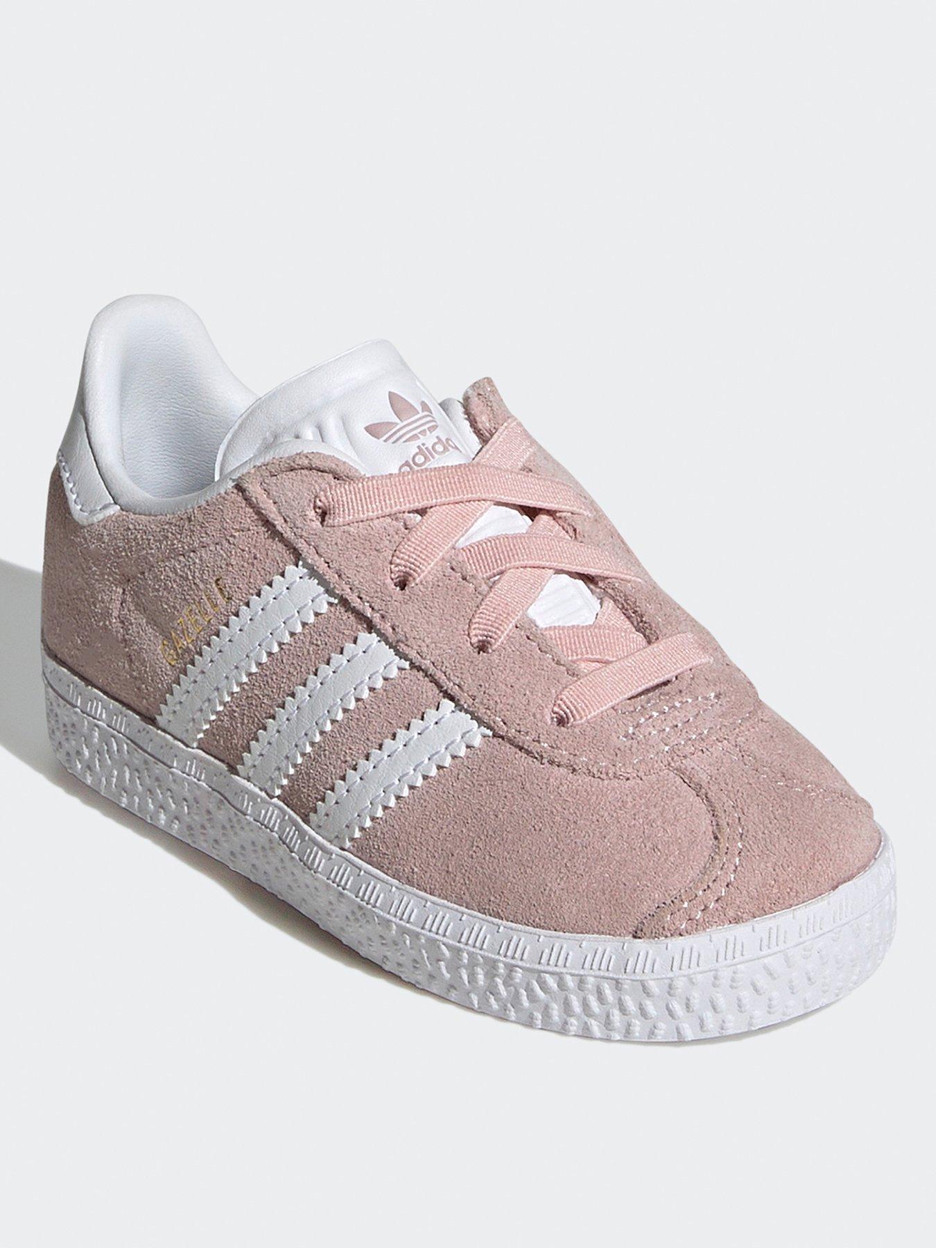 Unisex Infant Gazelle Elastic Trainers Pink