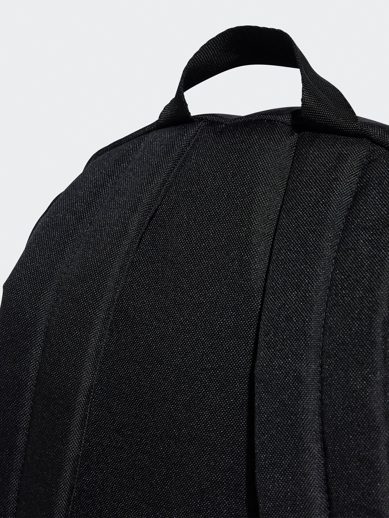  image of adidas-sportswear-unisex-classix-3-stripe-backpack-with-pencil-case-blackwhite