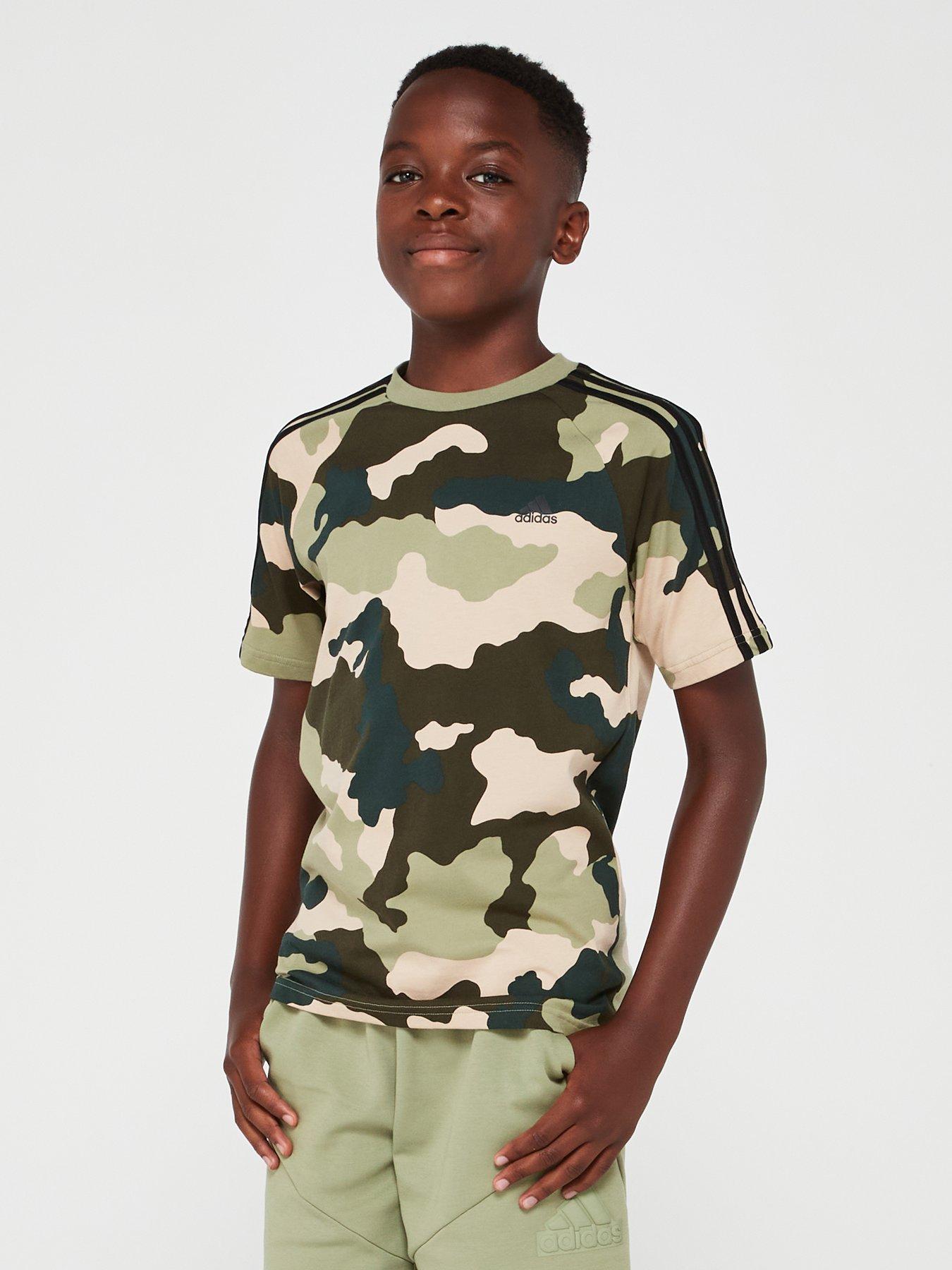 Adidas army print t shirt on sale