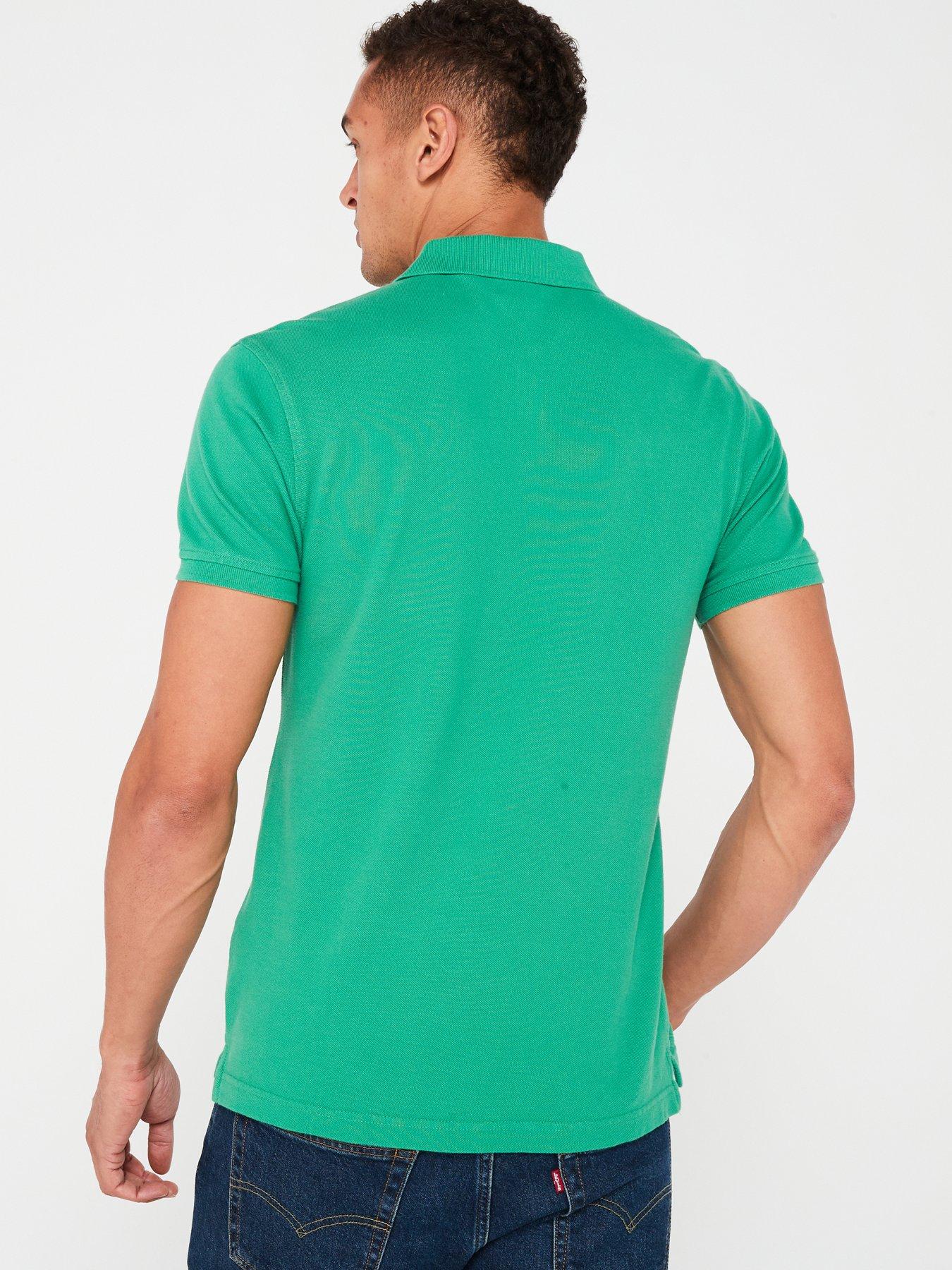  image of levis-housemark-polo-shirt-green