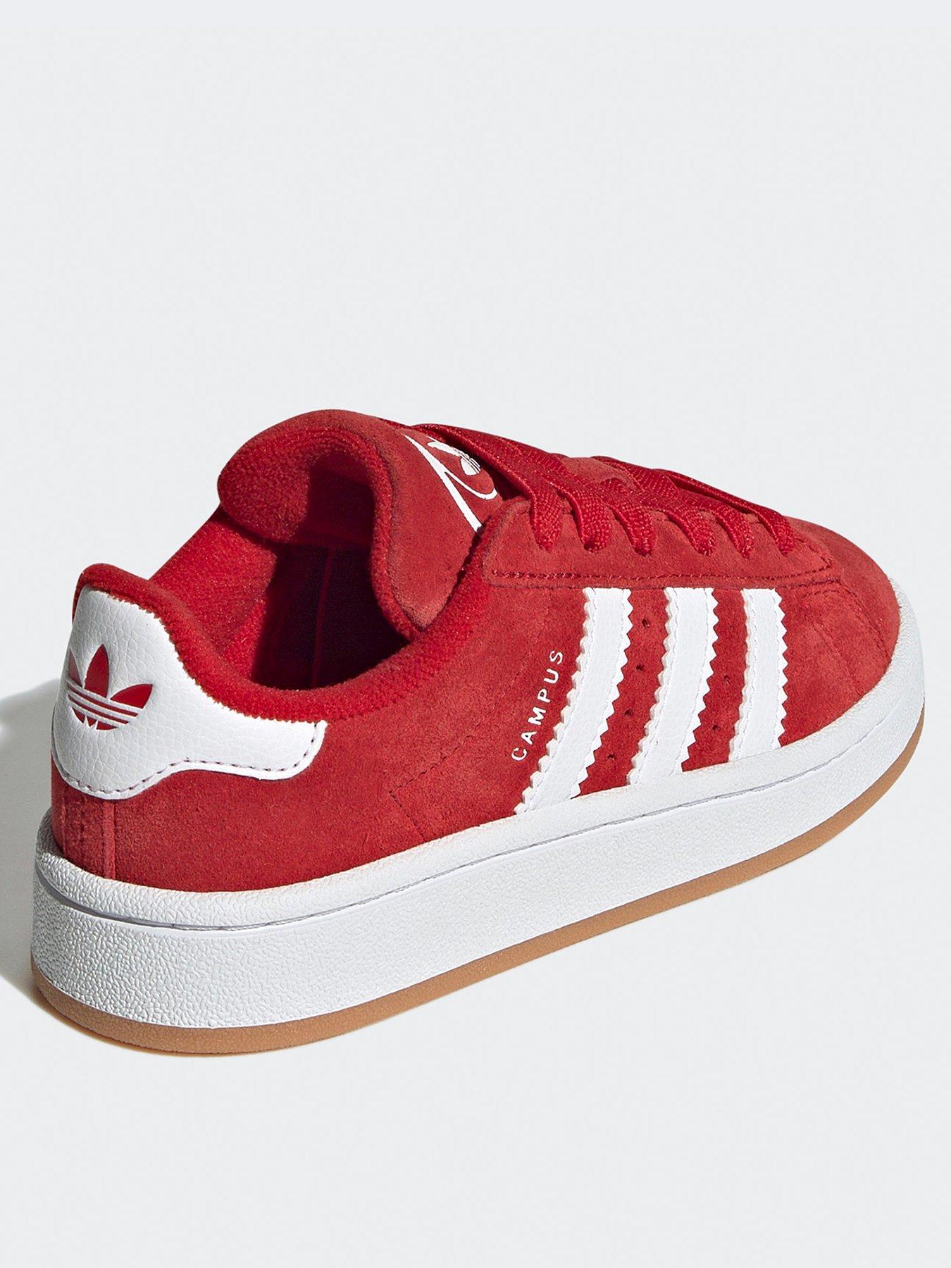  image of adidas-originals-kids-unisex-campus-00s-elastic-trainers-red