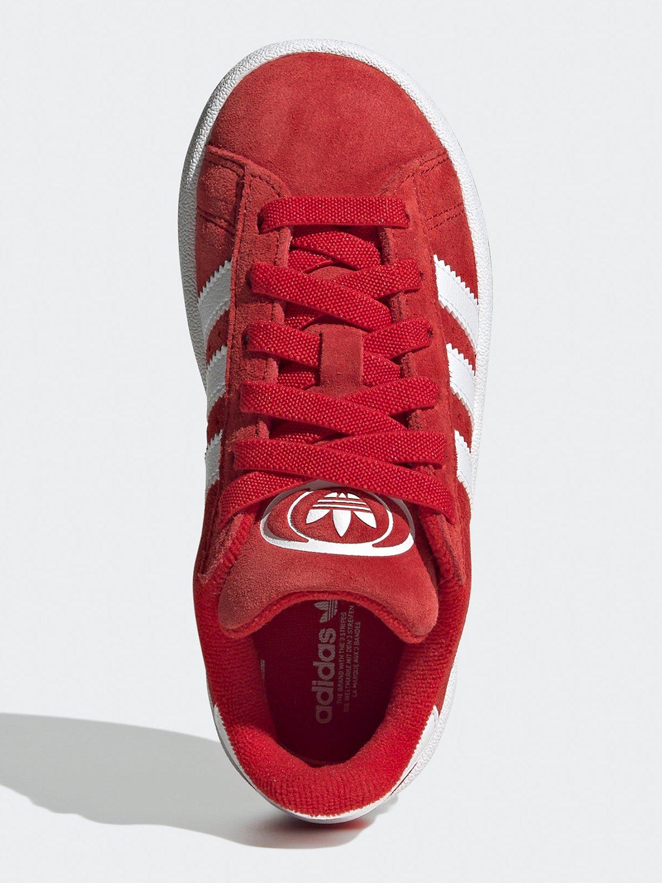  image of adidas-originals-kids-unisex-campus-00s-elastic-trainers-red