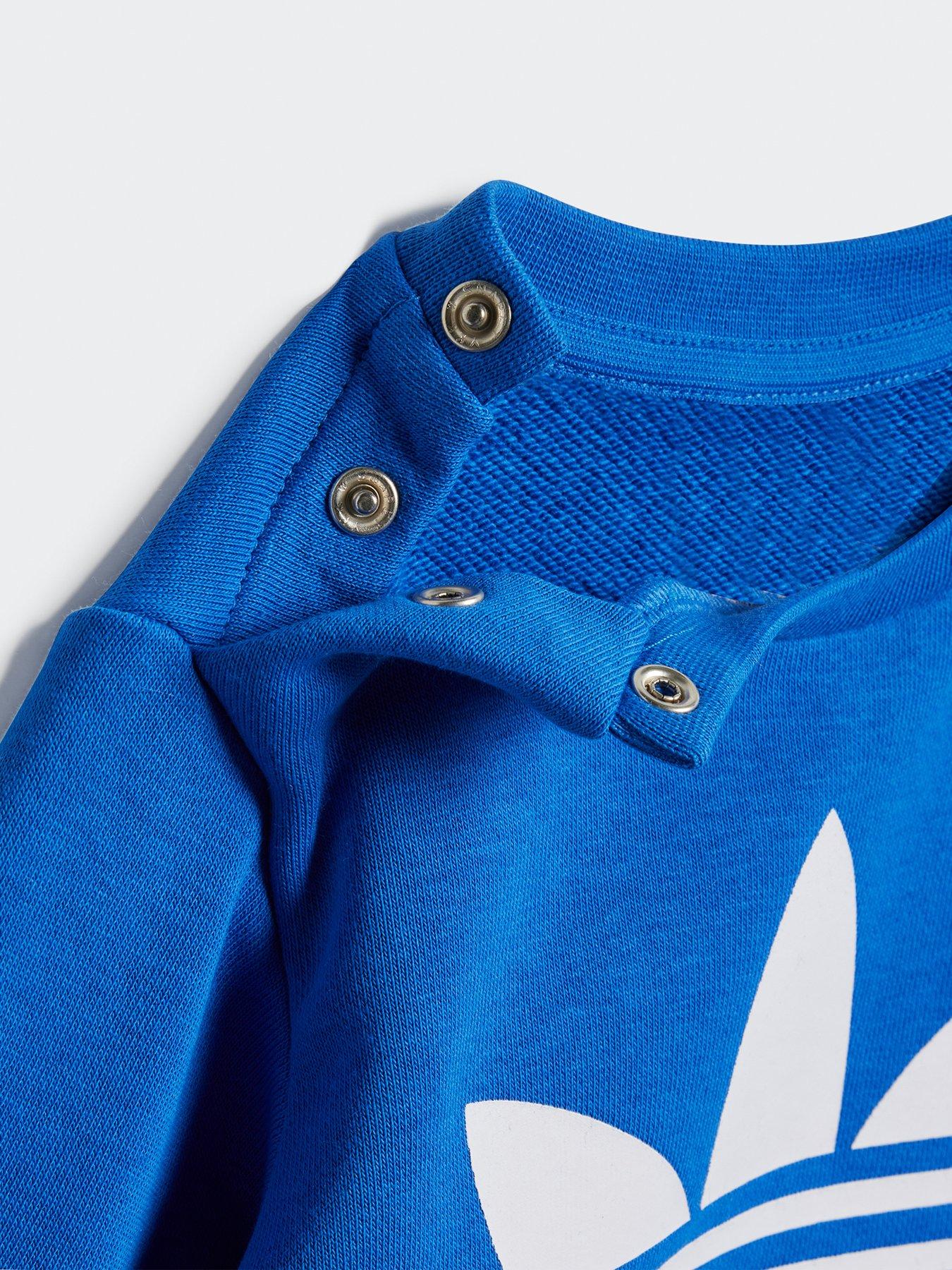 Image 4 of 4 of adidas Originals Infant Boys Crew Tracksuit - Blue