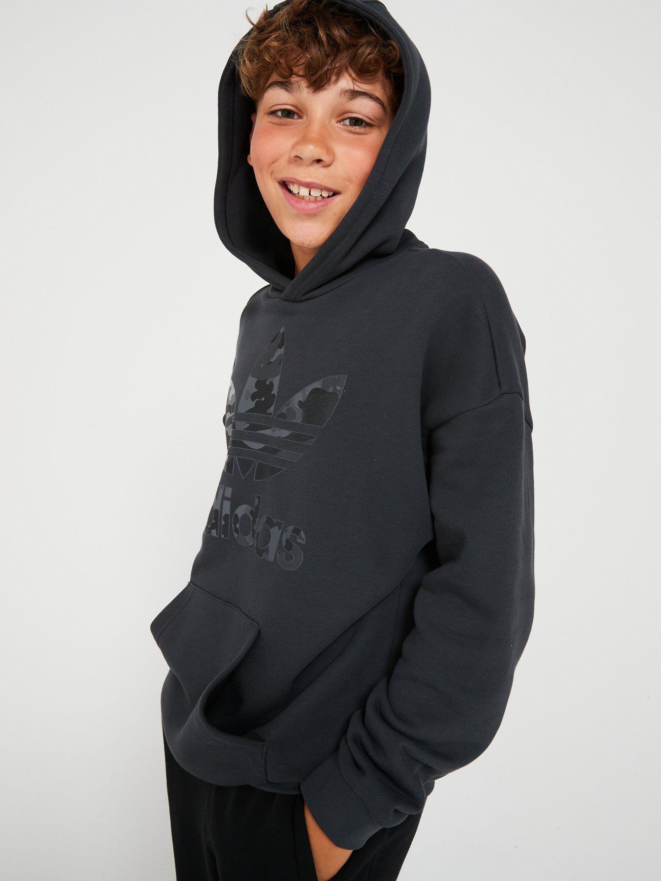 Image 5 of 6 of adidas Originals Junior Kids Hoodie - Dark Grey