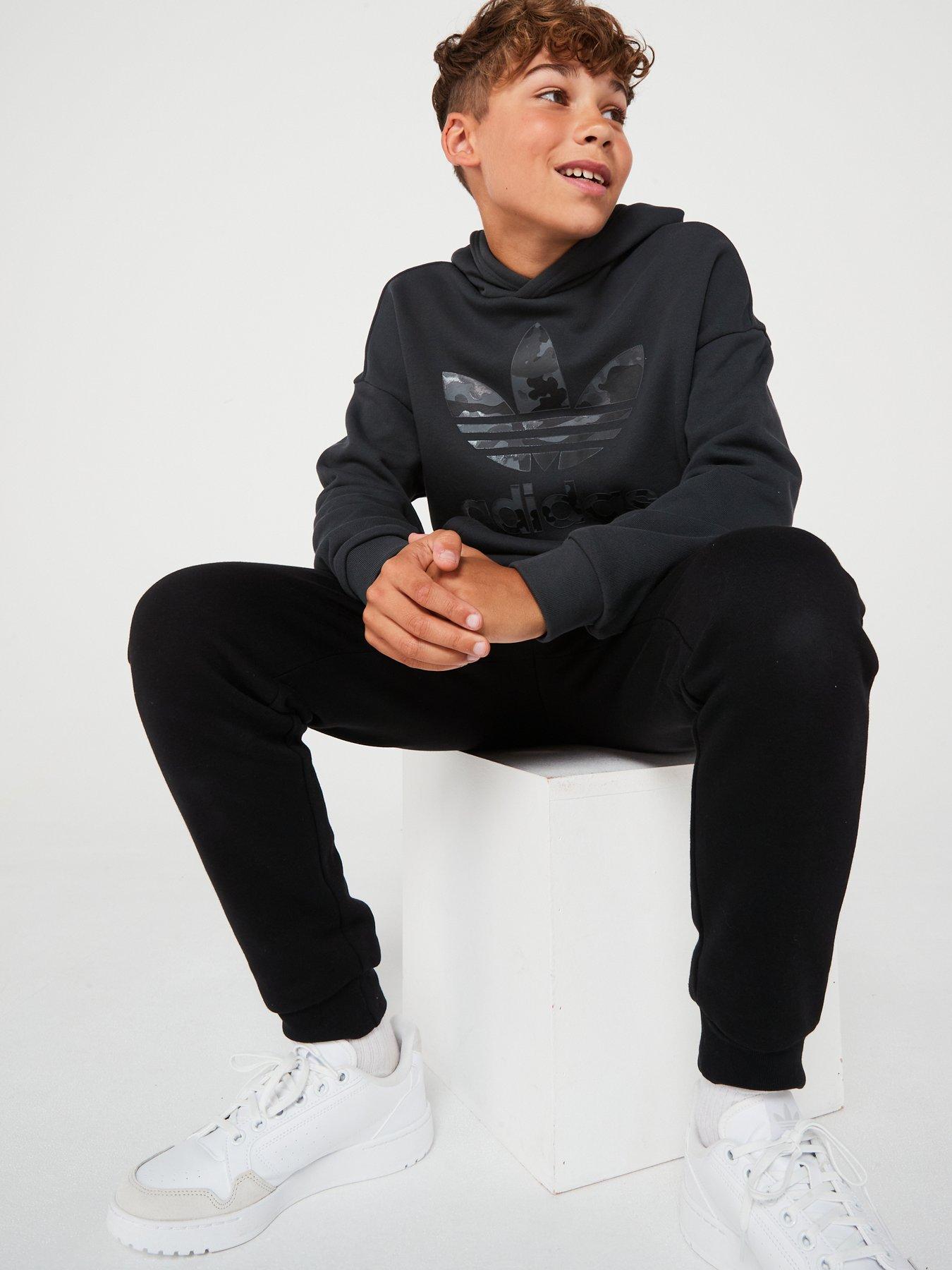 Image 6 of 6 of adidas Originals Junior Kids Hoodie - Dark Grey
