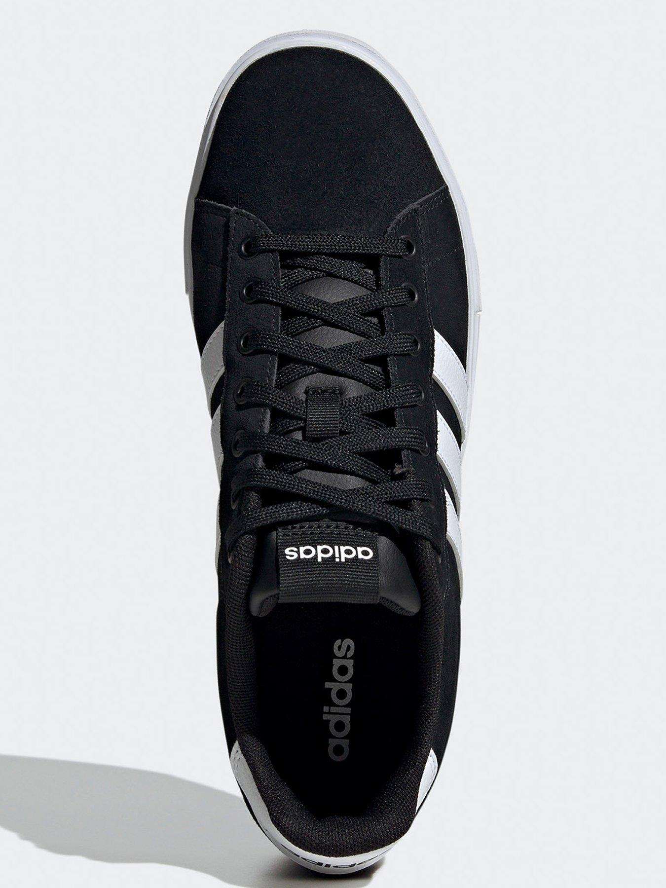 Image 4 of 6 of adidas Sportswear Men's Suede Daily 4.0 Trainers - Black/White