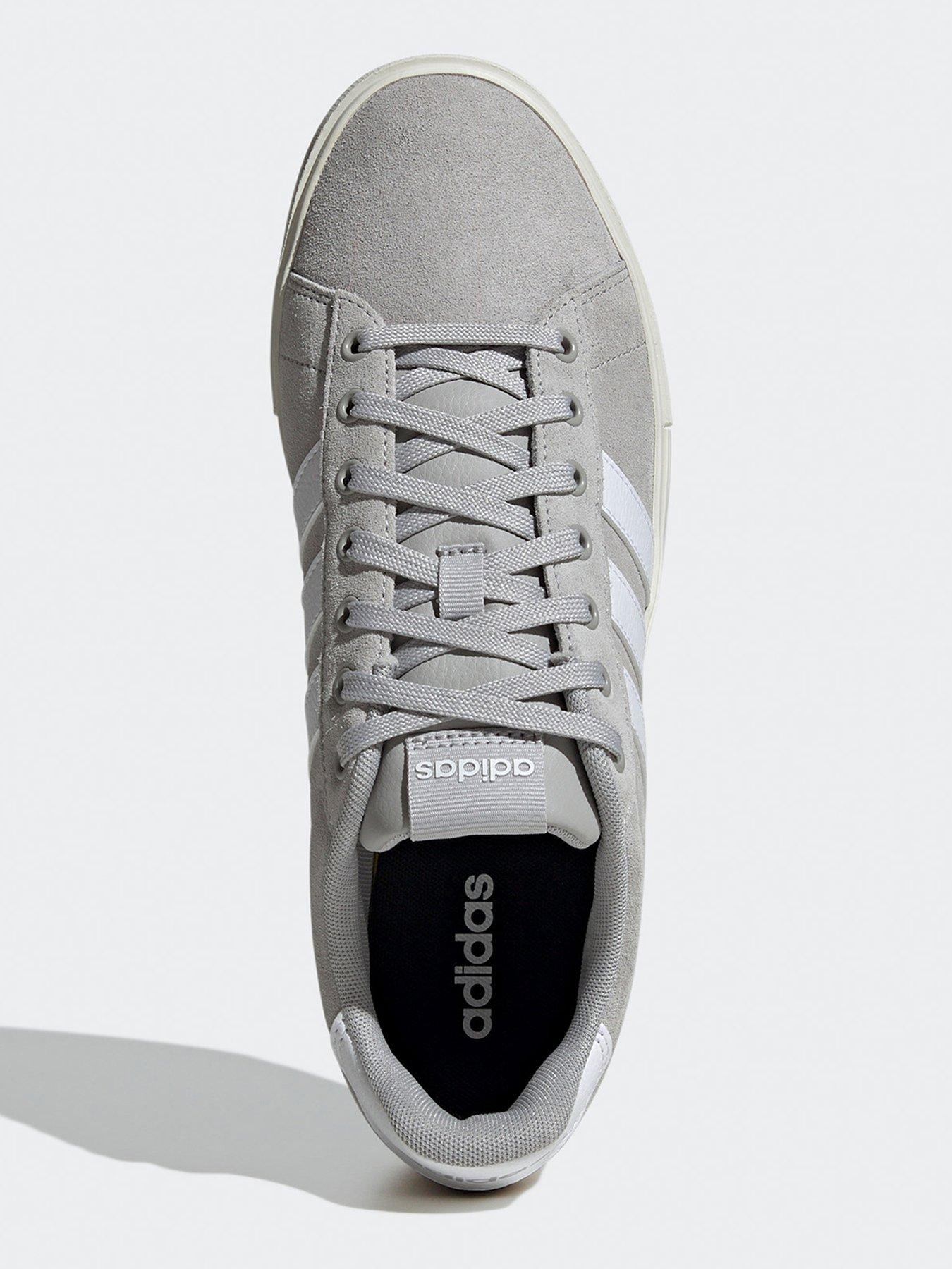adidas Sportswear Men's Suede Daily 4.0 Trainers - Grey | Littlewoods