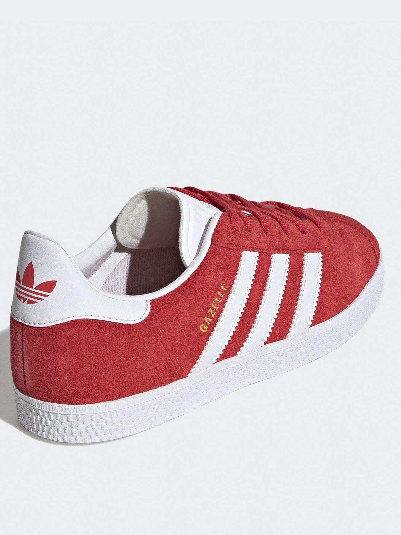 adidas Originals Older Unisex Gazelle Trainers Red littlewoods