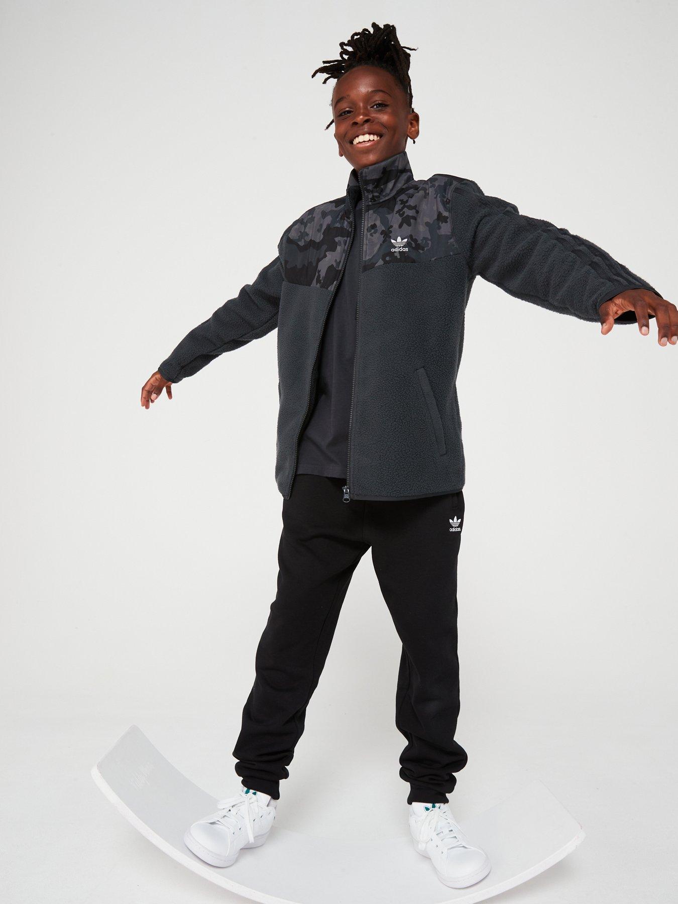 Image 6 of 6 of adidas Originals Junior Kids Fleece - Dark Grey