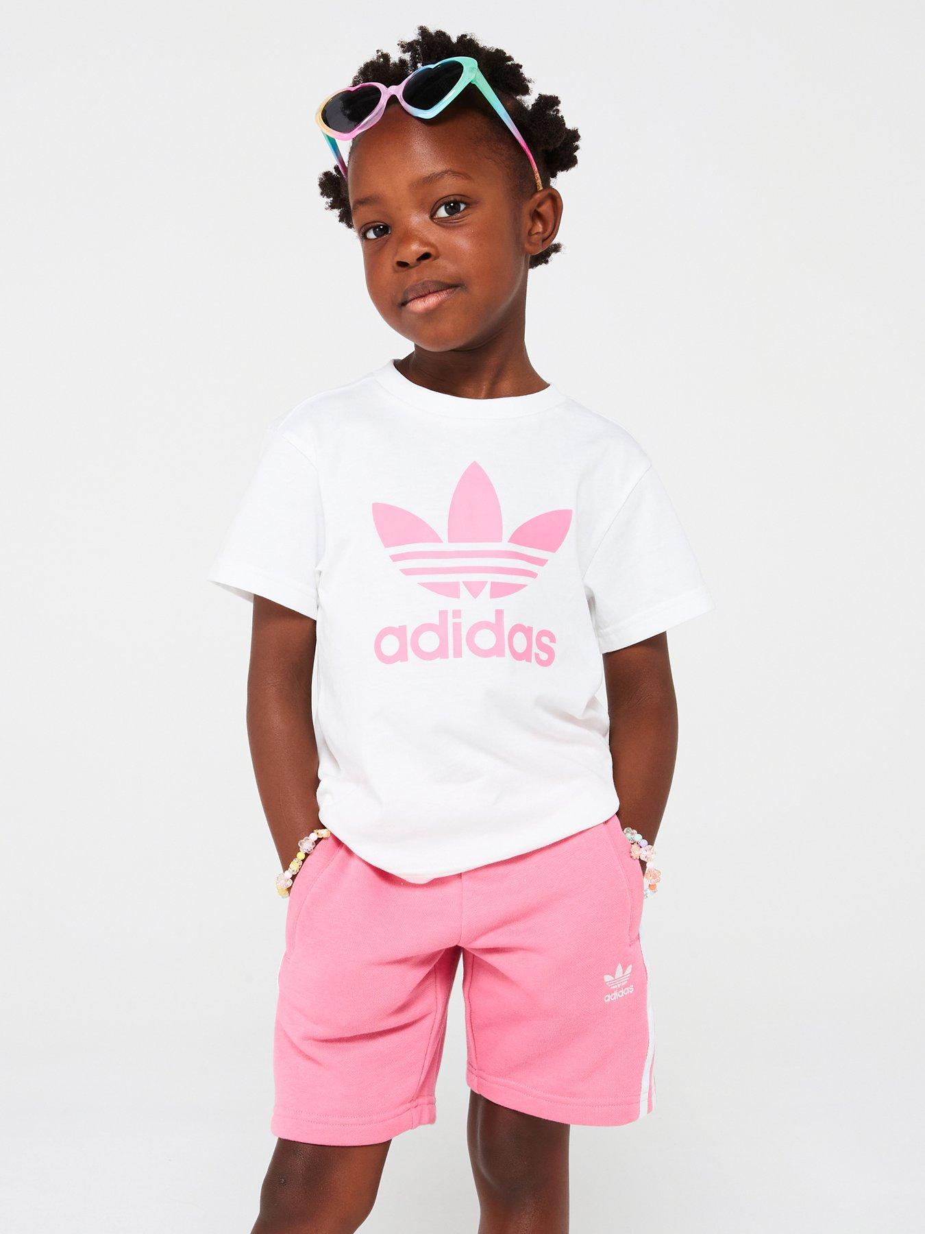 Adidas short tee set best sale