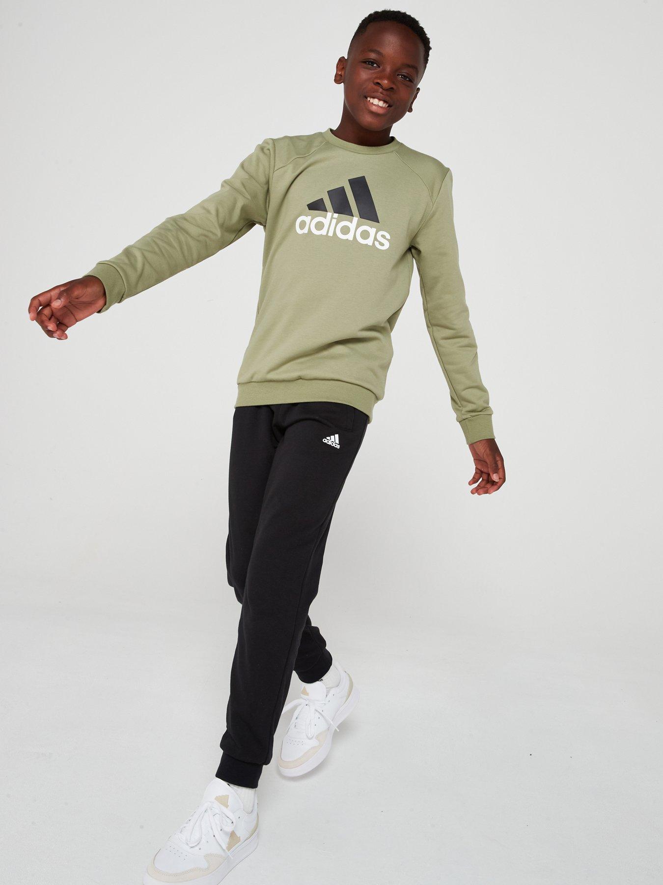 Adidas big logo tracksuit online