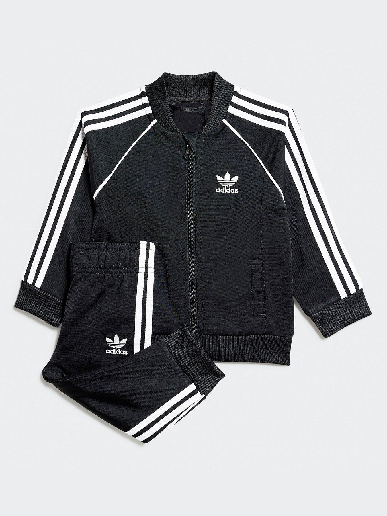 undefined Infant Unisex Superstar Tracksuit - Blac