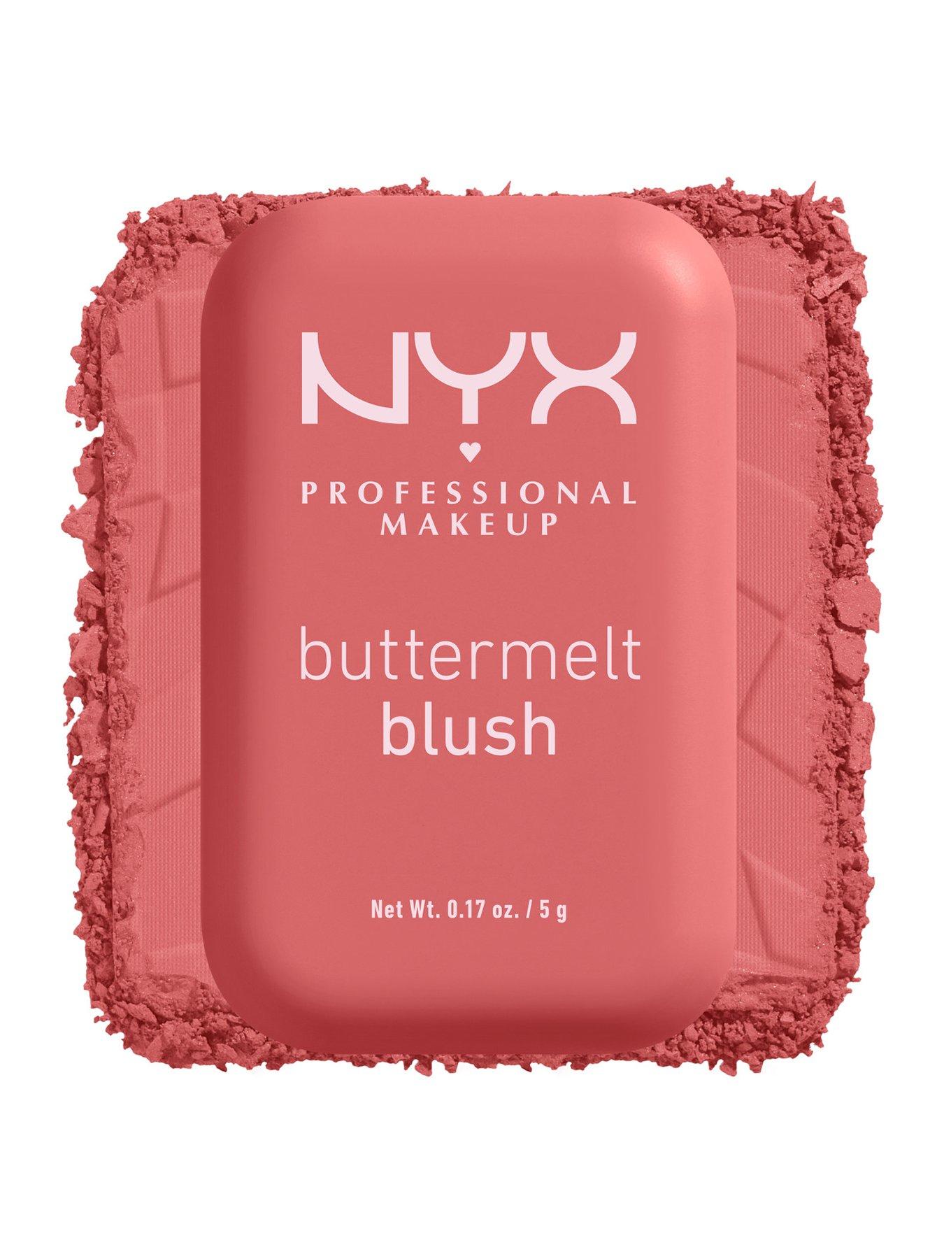 NYX PROFESSIONAL MAKEUP Buttermelt Blush, Powder Blush 12H Wear